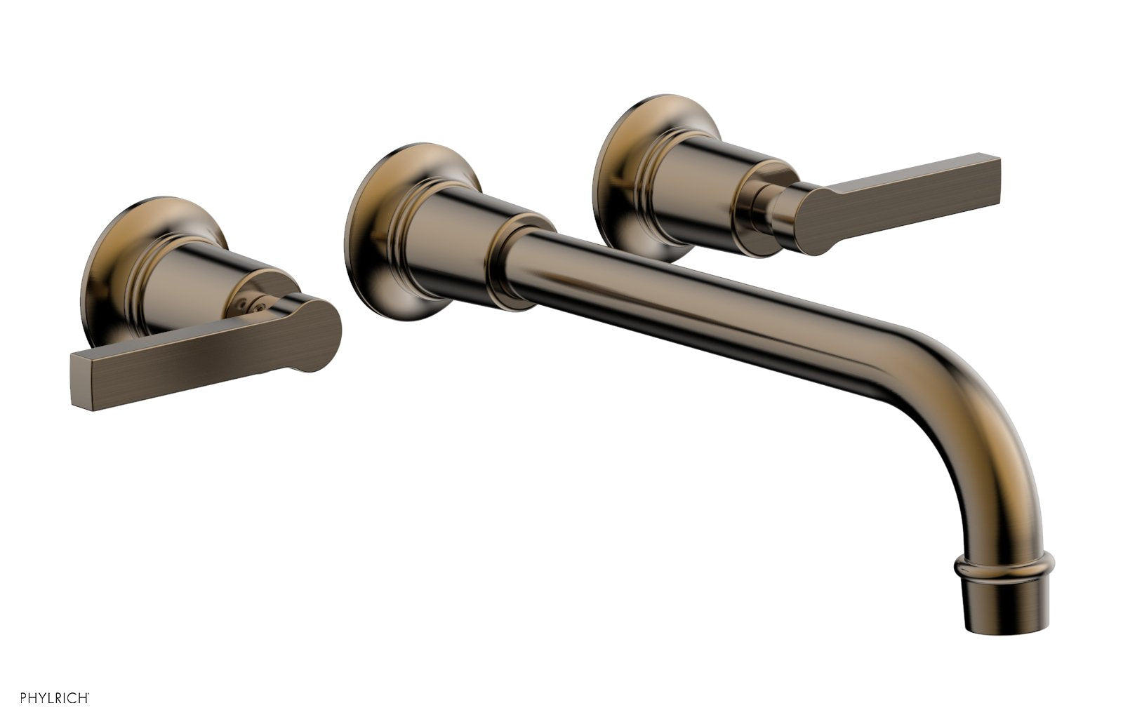 HEX MODERN Wall Lavatory Set 10" Spout - Lever Handles 501-14-10 — image 1