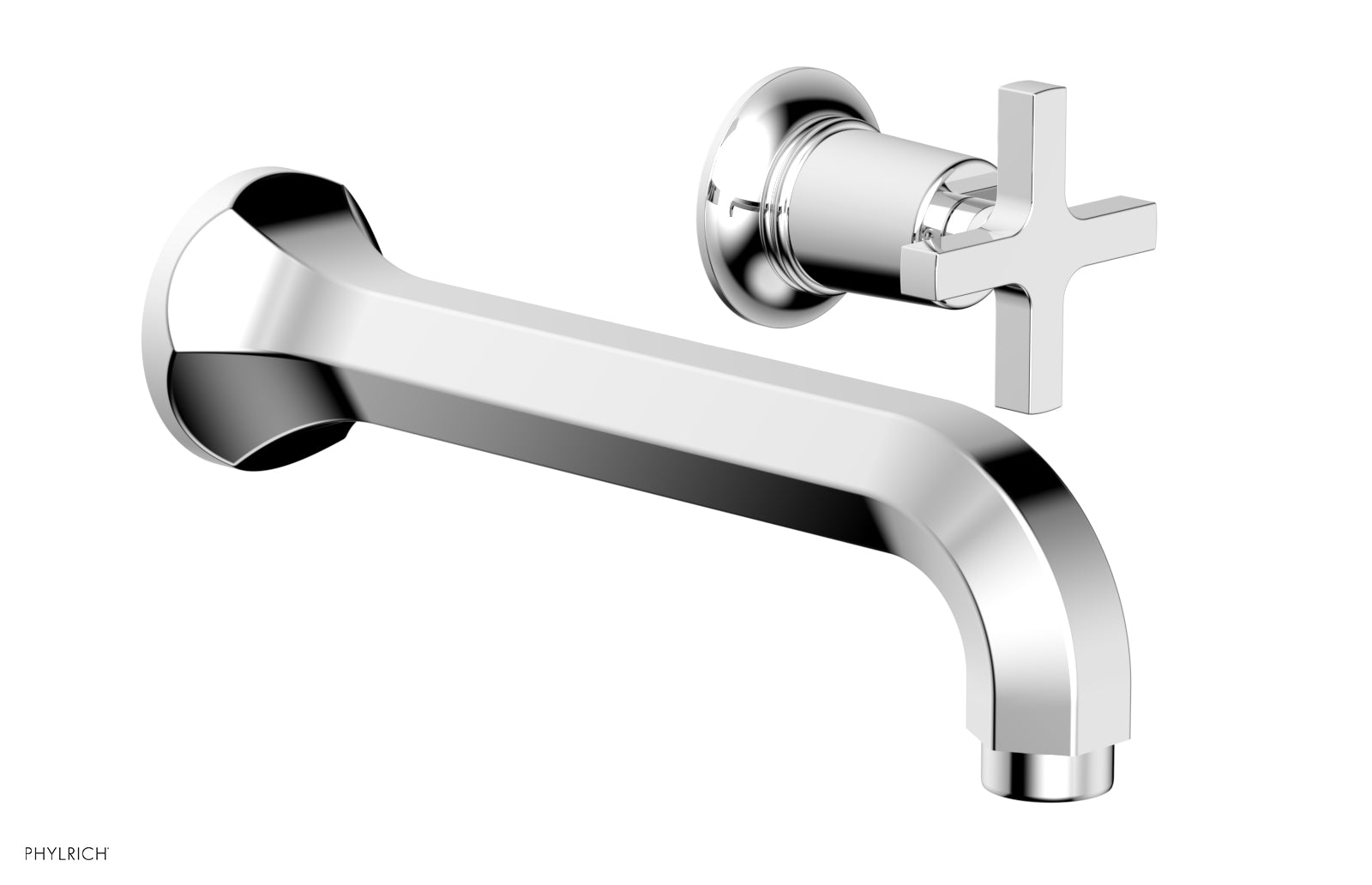 HEX MODERN Single Handle Wall Lavatory Set - Cross Handle 501-15 — thumbnail 2