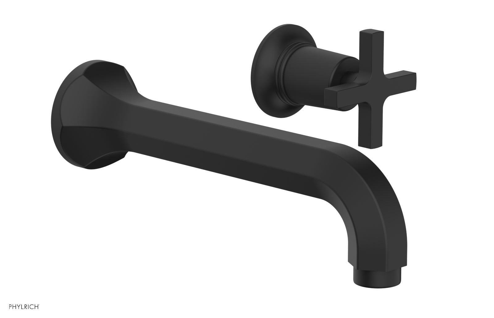 HEX MODERN Single Handle Wall Lavatory Set - Cross Handle 501-15