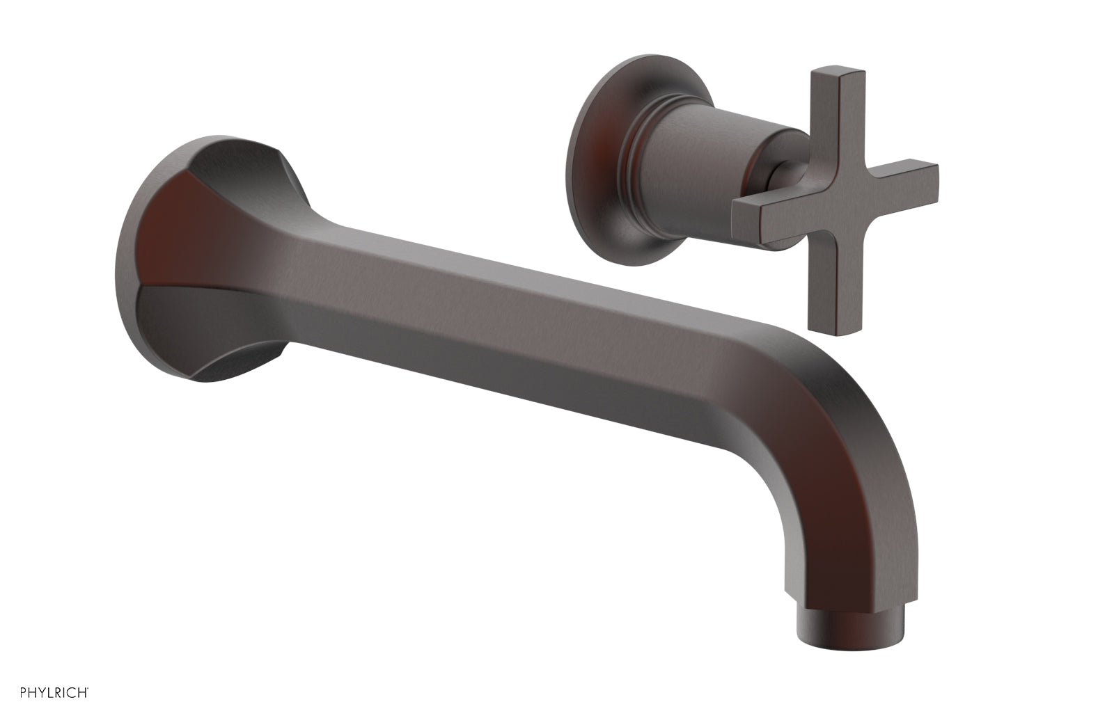 HEX MODERN Single Handle Wall Lavatory Set - Cross Handle 501-15