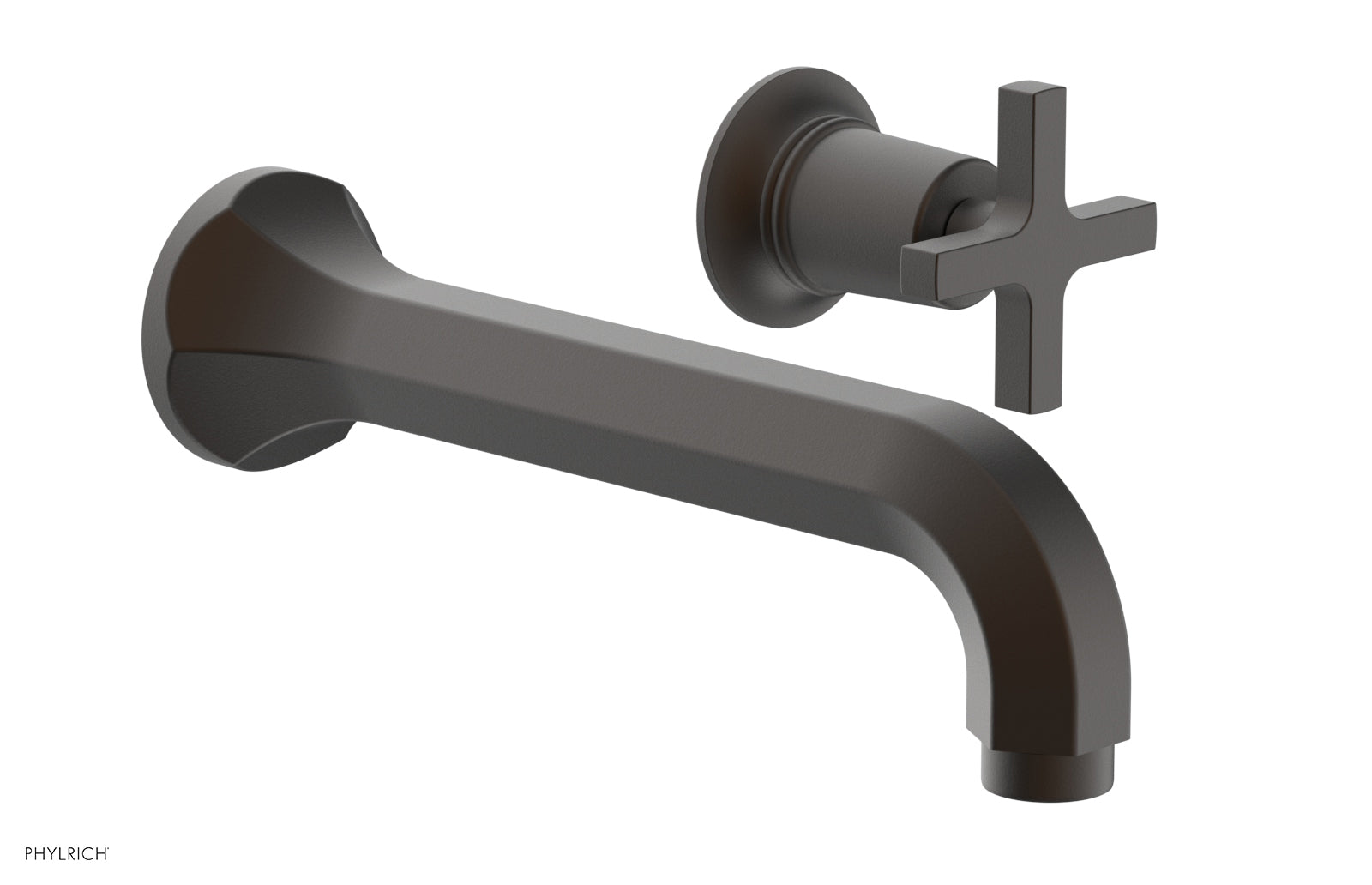 HEX MODERN Single Handle Wall Lavatory Set - Cross Handle 501-15