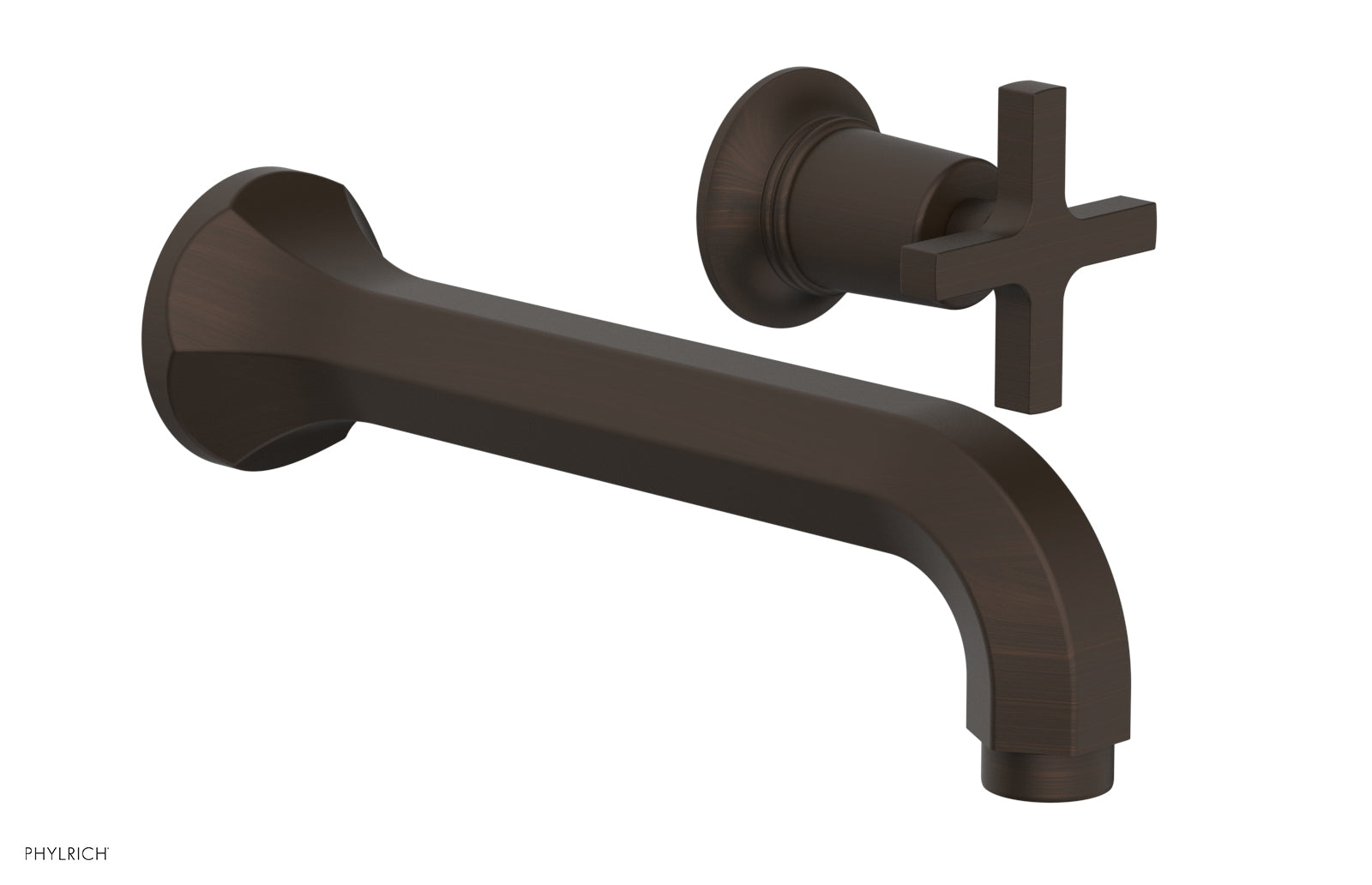 HEX MODERN Single Handle Wall Lavatory Set - Cross Handle 501-15