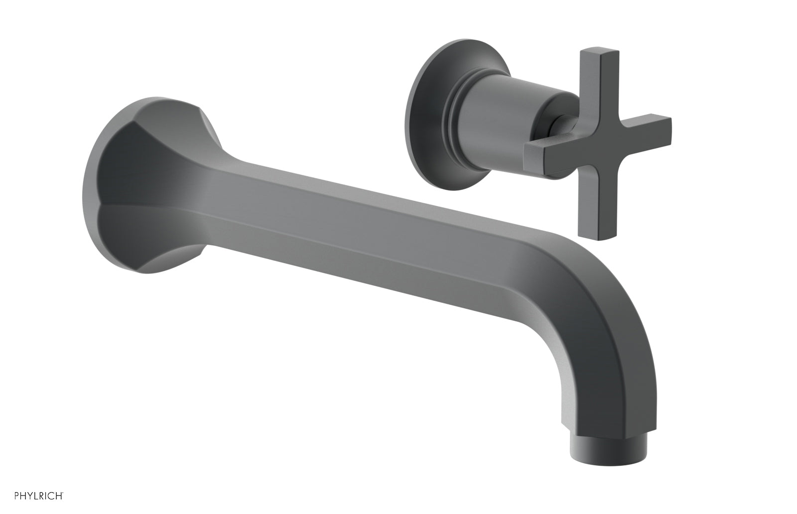 HEX MODERN Single Handle Wall Lavatory Set - Cross Handle 501-15