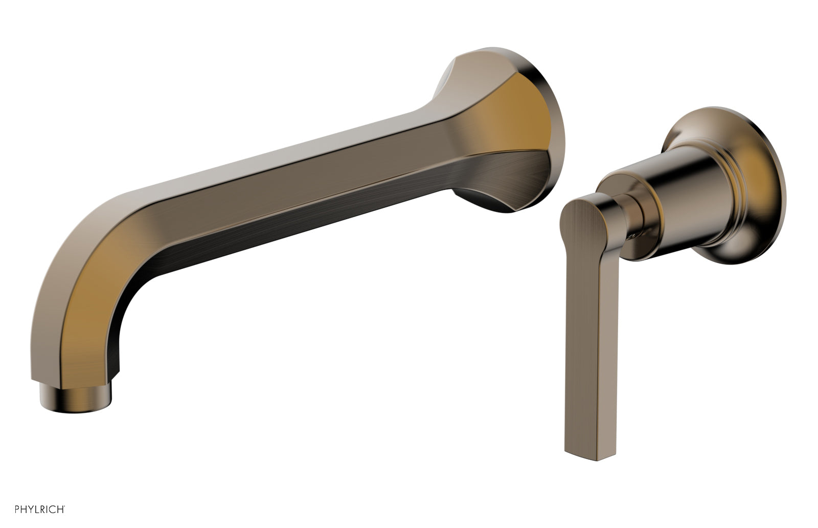 HEX MODERN Single Handle Wall Lavatory Set - Lever Handle 501-16 — image 1