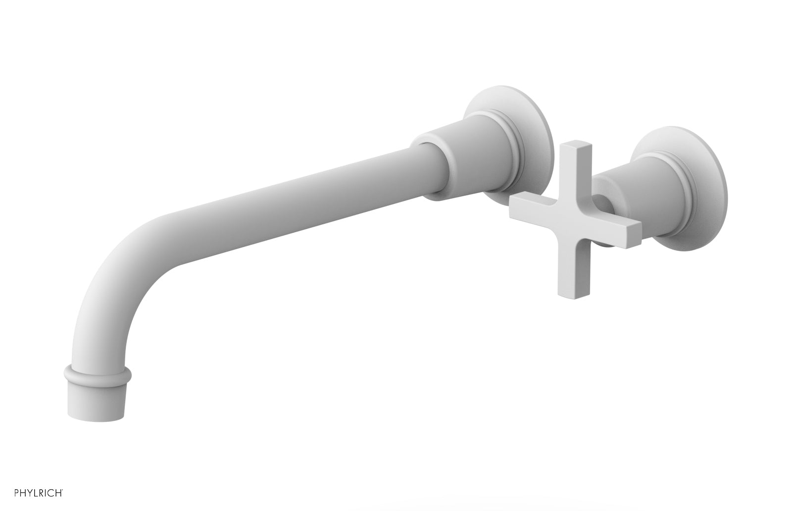 HEX MODERN 10" Single Handle Wall Lavatory Set - Cross Handle 501-17-10 — image 1