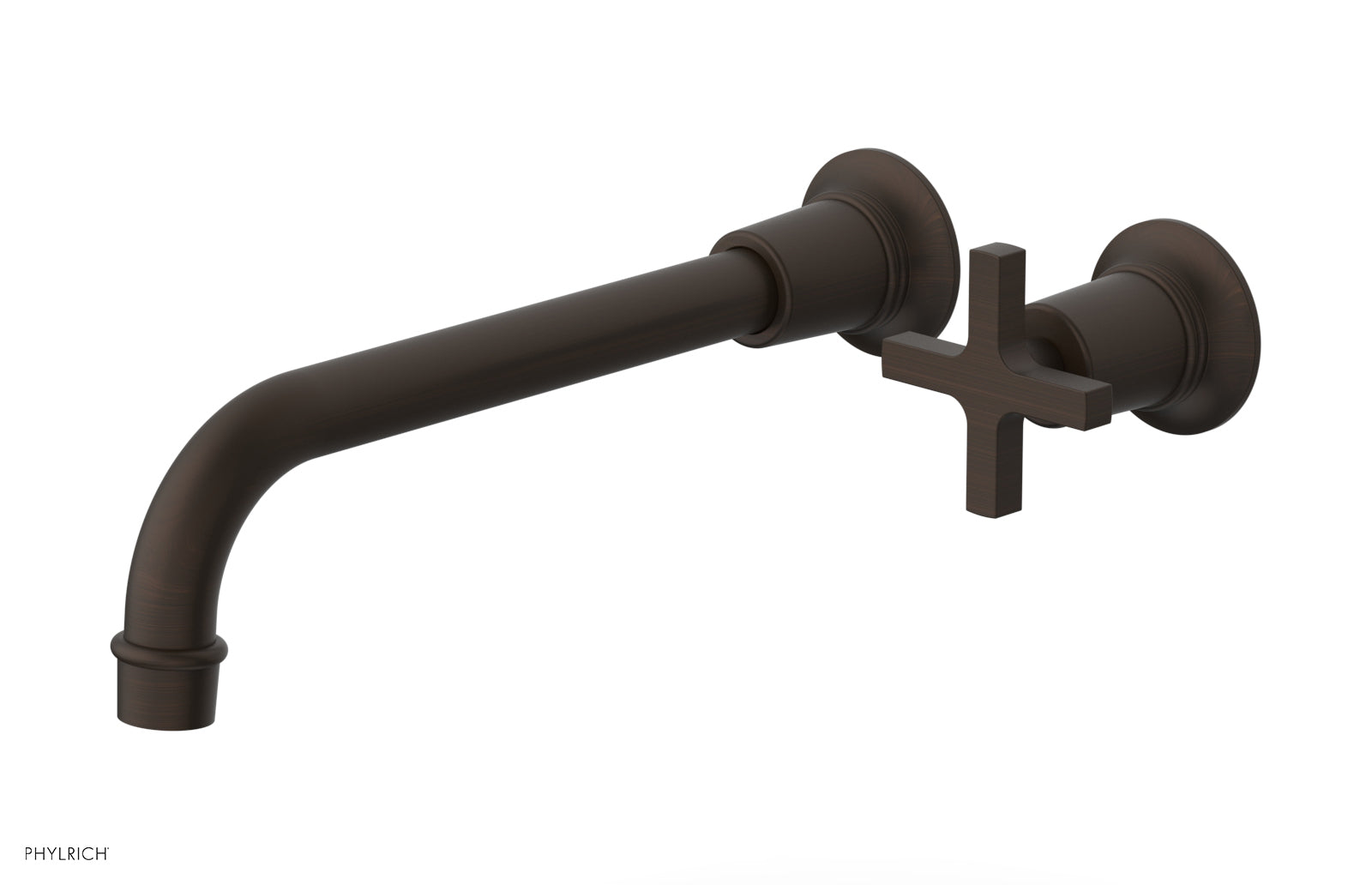 HEX MODERN 10" Single Handle Wall Lavatory Set - Cross Handle 501-17-10