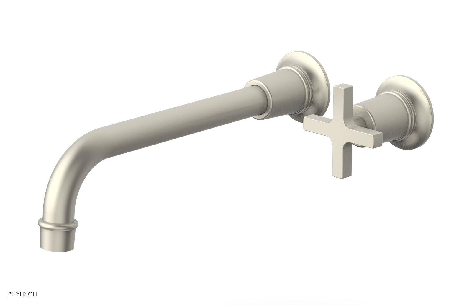 HEX MODERN 10" Single Handle Wall Lavatory Set - Cross Handle 501-17-10