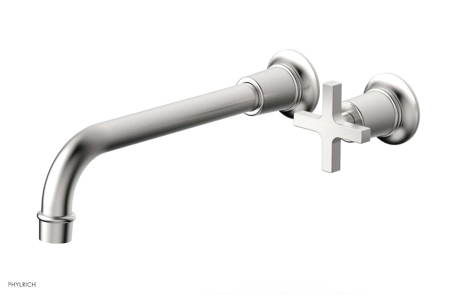 HEX MODERN 10" Single Handle Wall Lavatory Set - Cross Handle 501-17-10