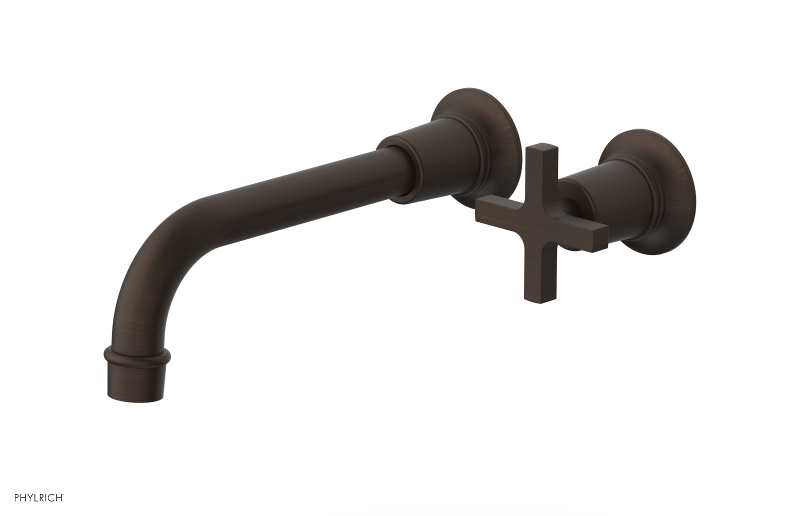 HEX MODERN Single Handle Wall Lavatory Set - Cross Handle 501-17 — image 1