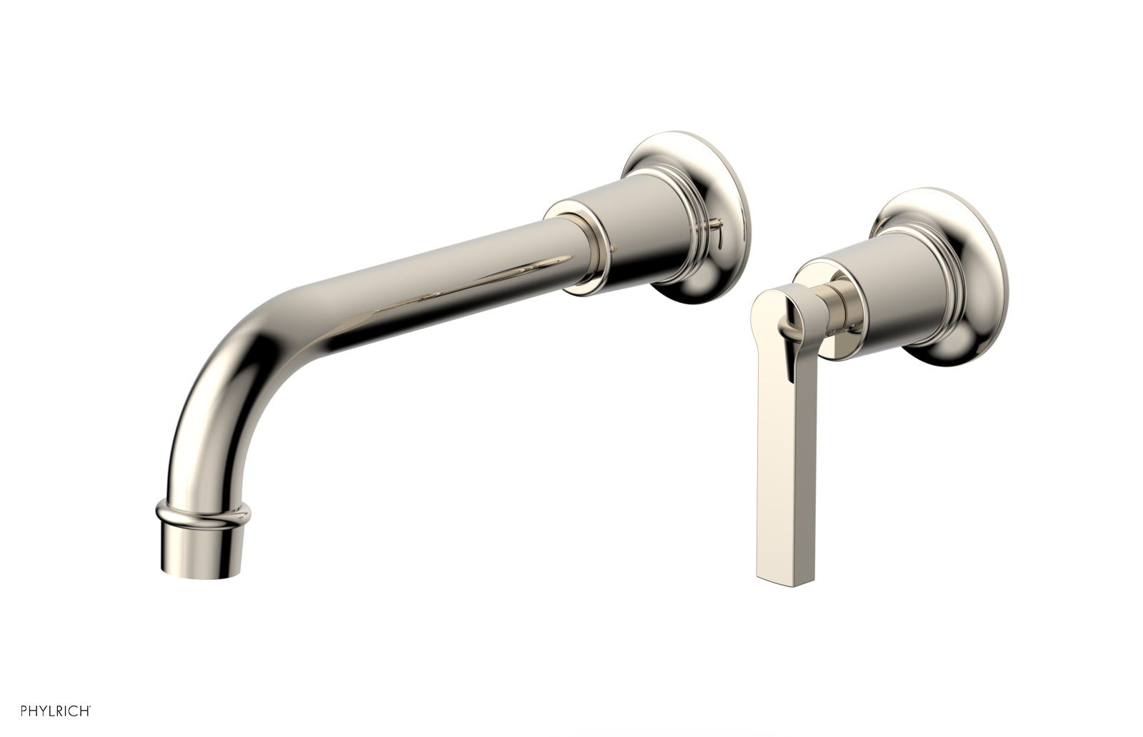 HEX MODERN Single Handle Wall Lavatory Set - Lever Handle 501-18 — thumbnail 3