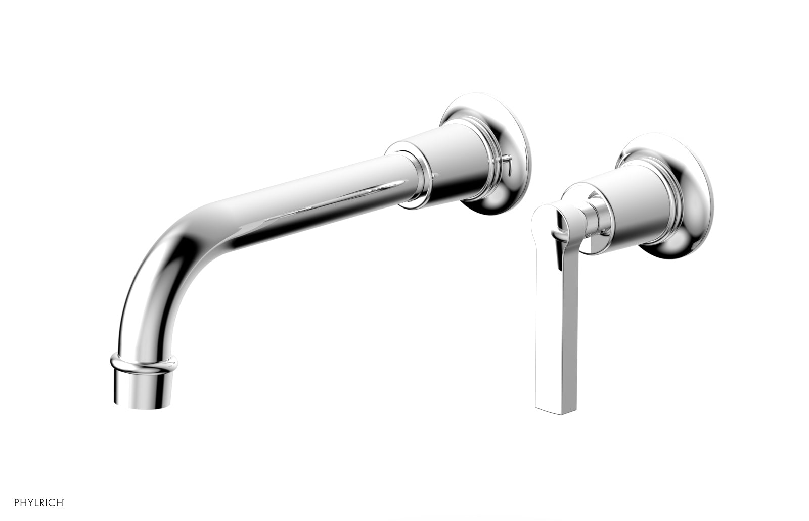 HEX MODERN Single Handle Wall Lavatory Set - Lever Handle 501-18 — image 1