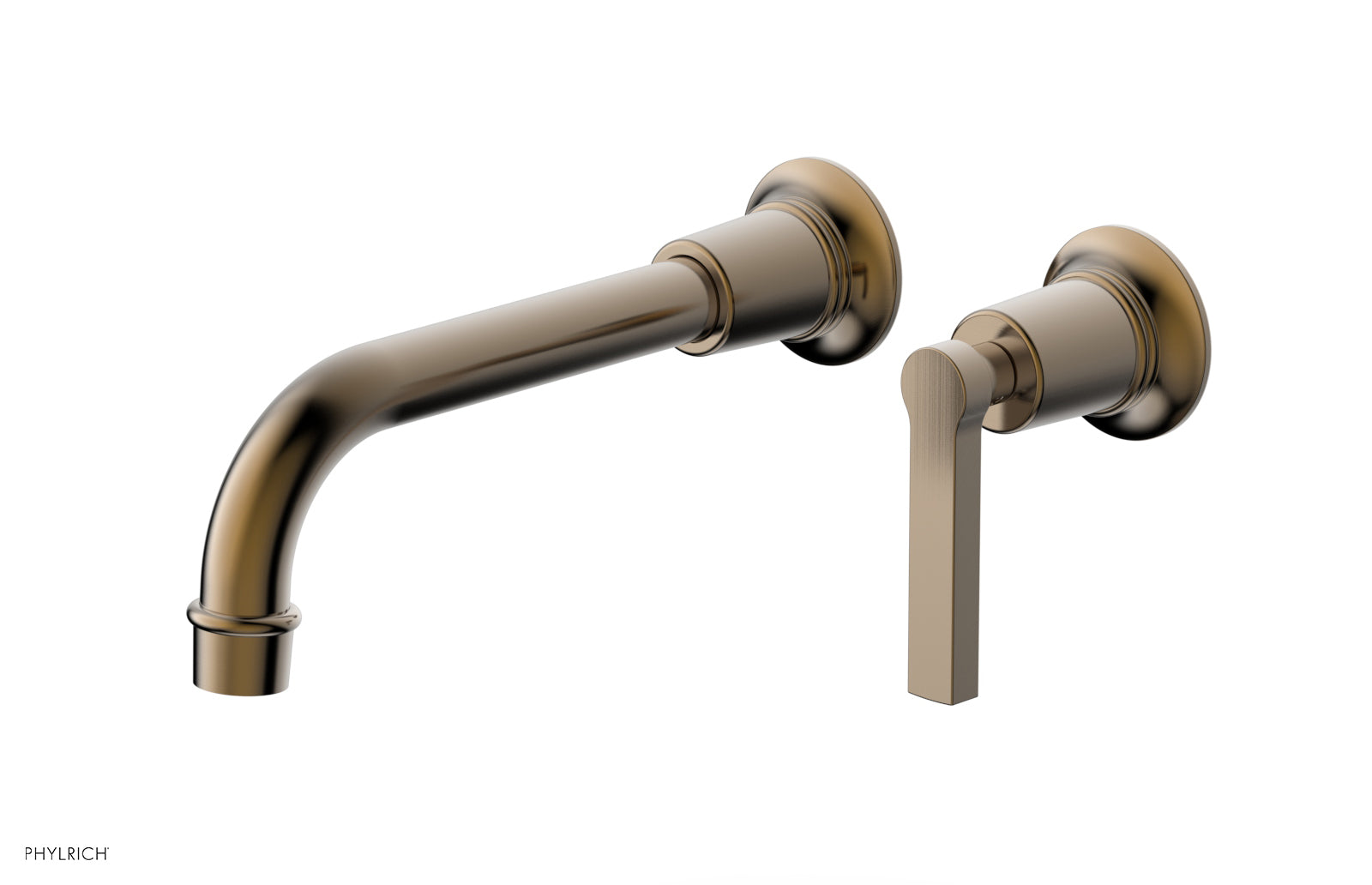 HEX MODERN Single Handle Wall Lavatory Set - Lever Handle 501-18 — image 1