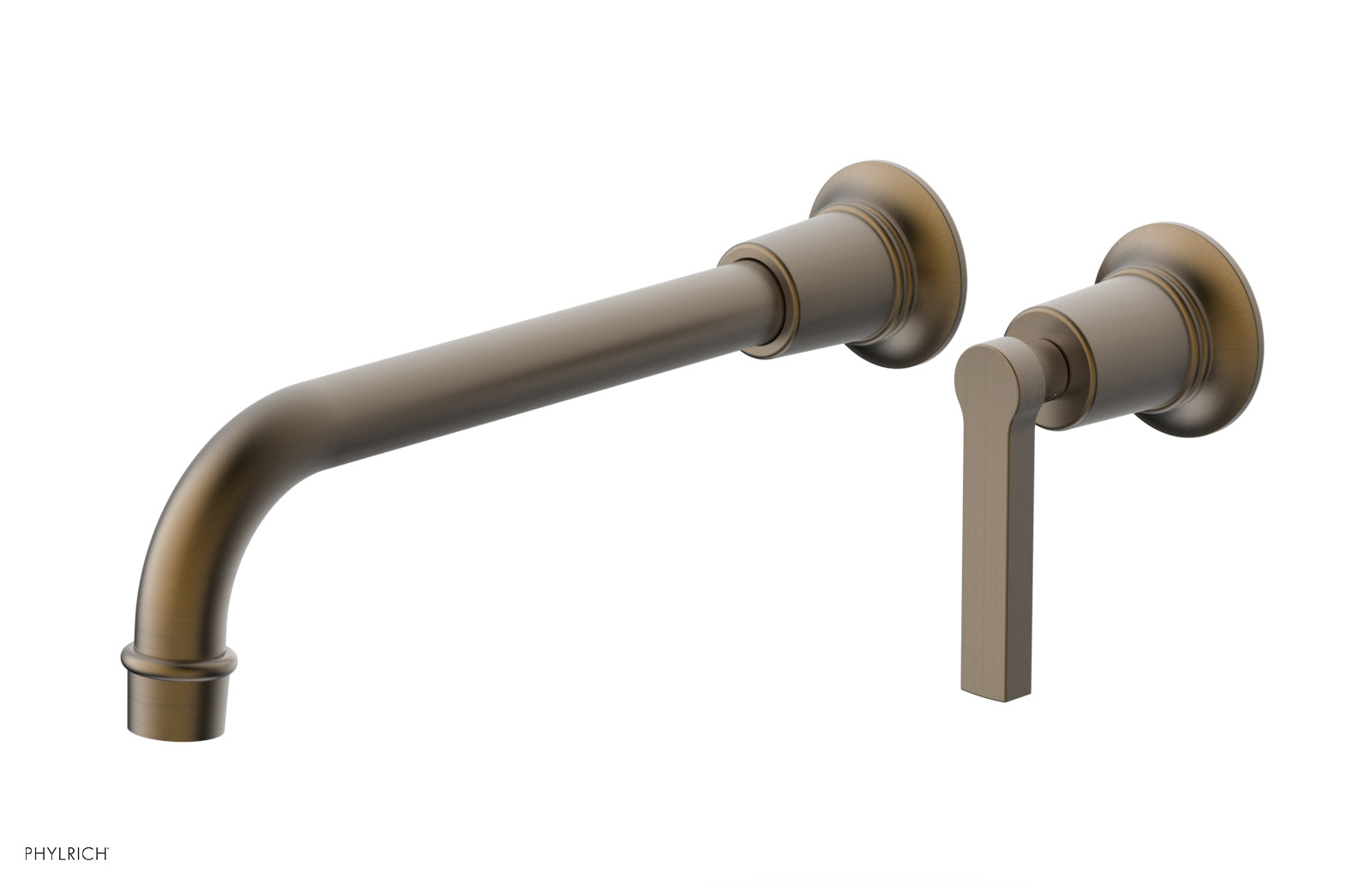 HEX MODERN 10" Single Handle Wall Lavatory Set - Lever Handle 501-18-10