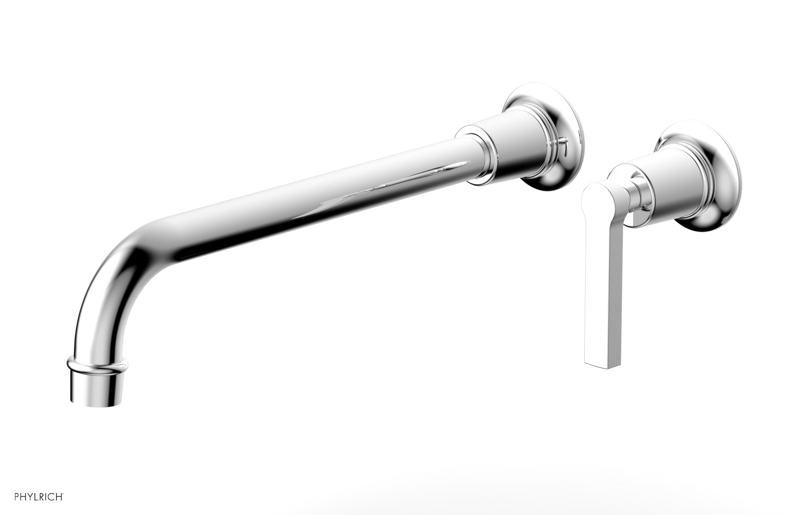 HEX MODERN 12" Single Handle Wall Lavatory Set - Lever Handle 501-18-12 — image 1