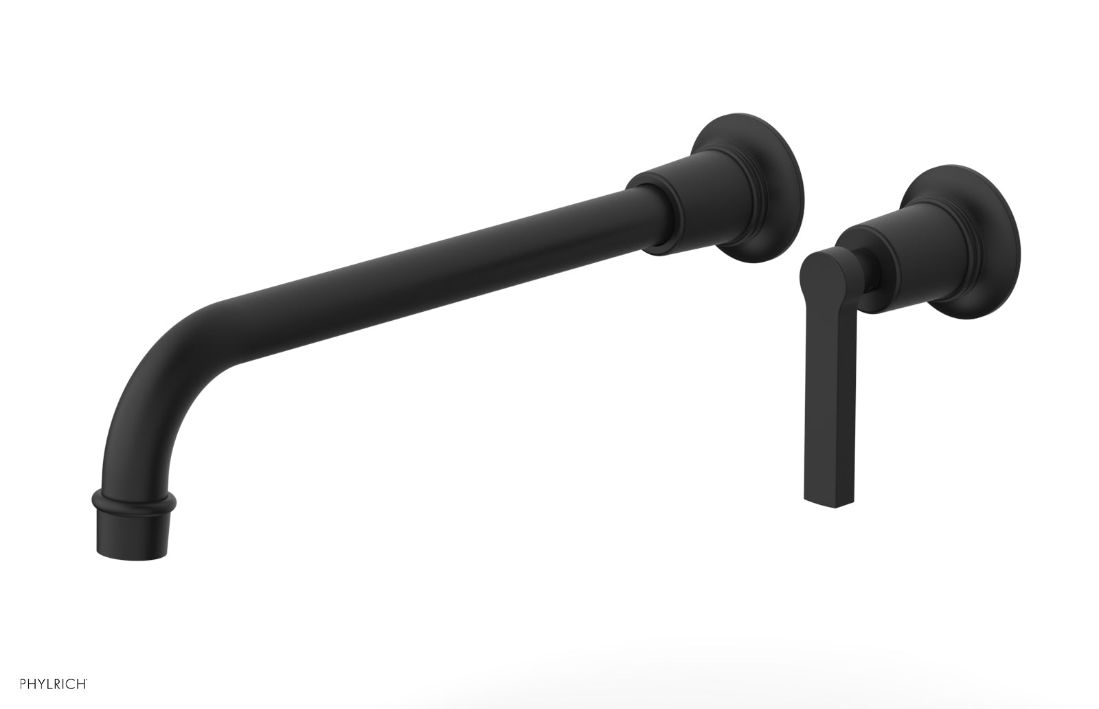 HEX MODERN 12" Single Handle Wall Lavatory Set - Lever Handle 501-18-12