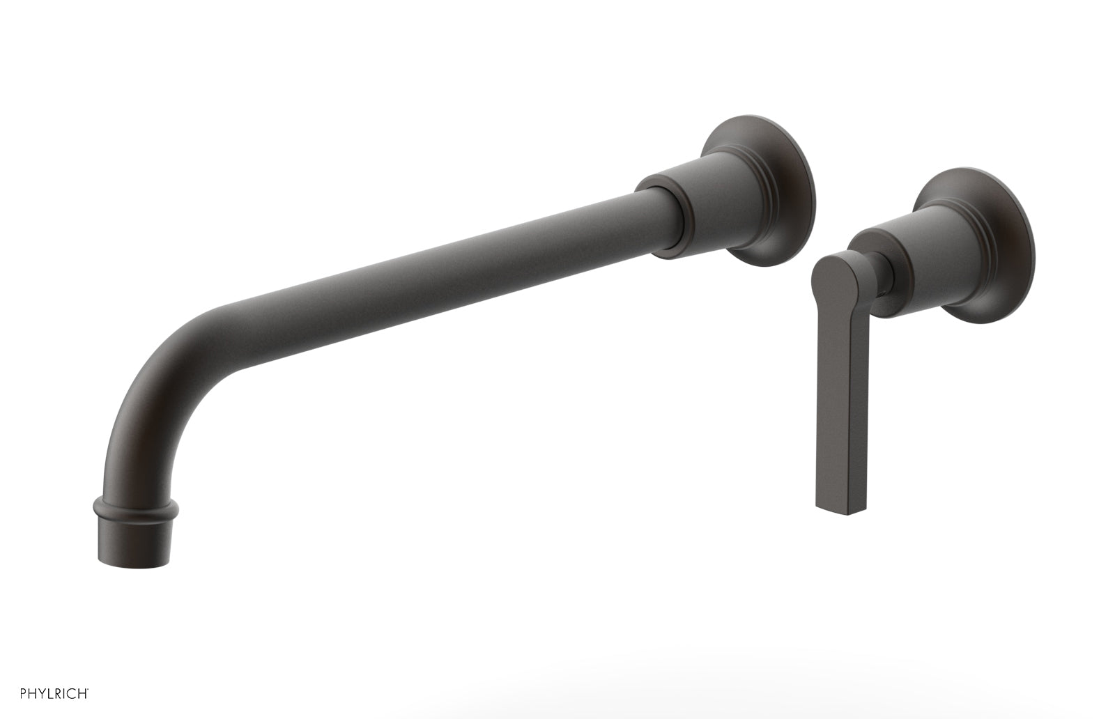 HEX MODERN 12" Single Handle Wall Lavatory Set - Lever Handle 501-18-12