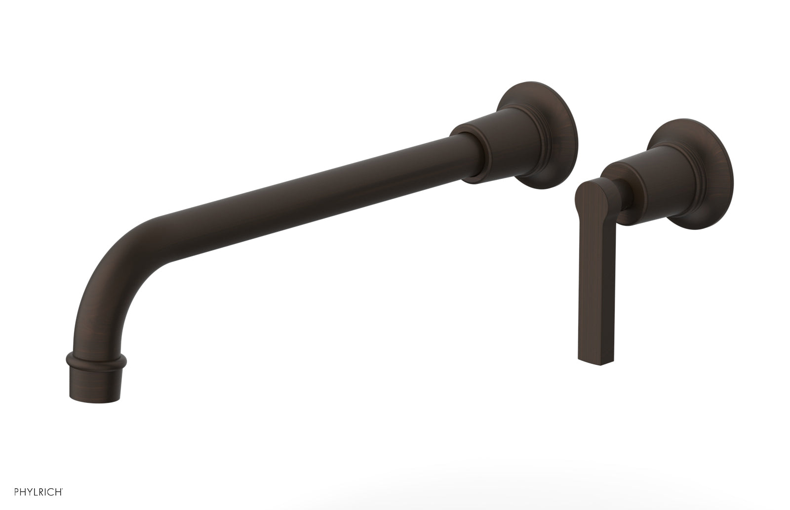 HEX MODERN 12" Single Handle Wall Lavatory Set - Lever Handle 501-18-12