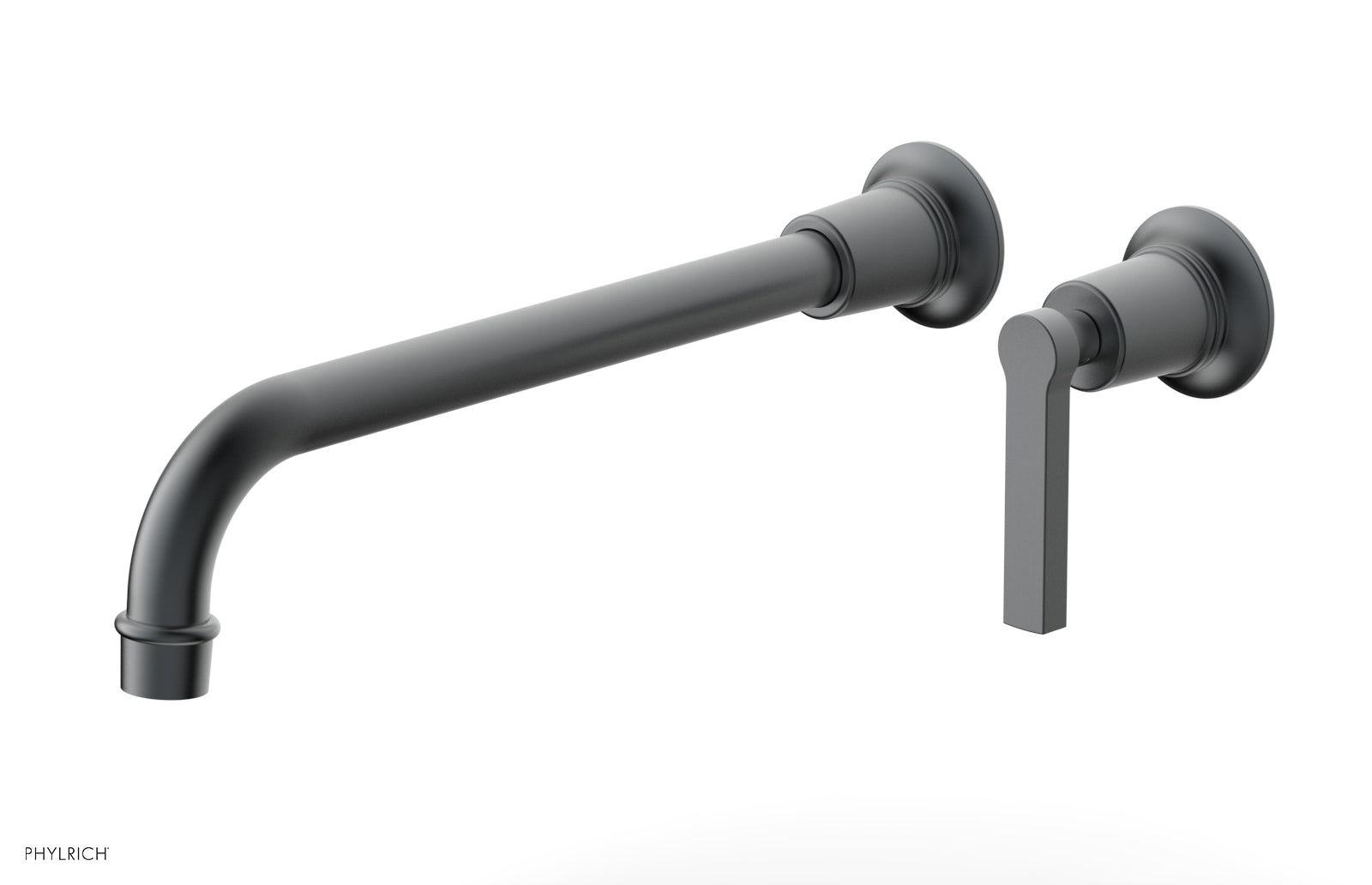 HEX MODERN 12" Single Handle Wall Lavatory Set - Lever Handle 501-18-12