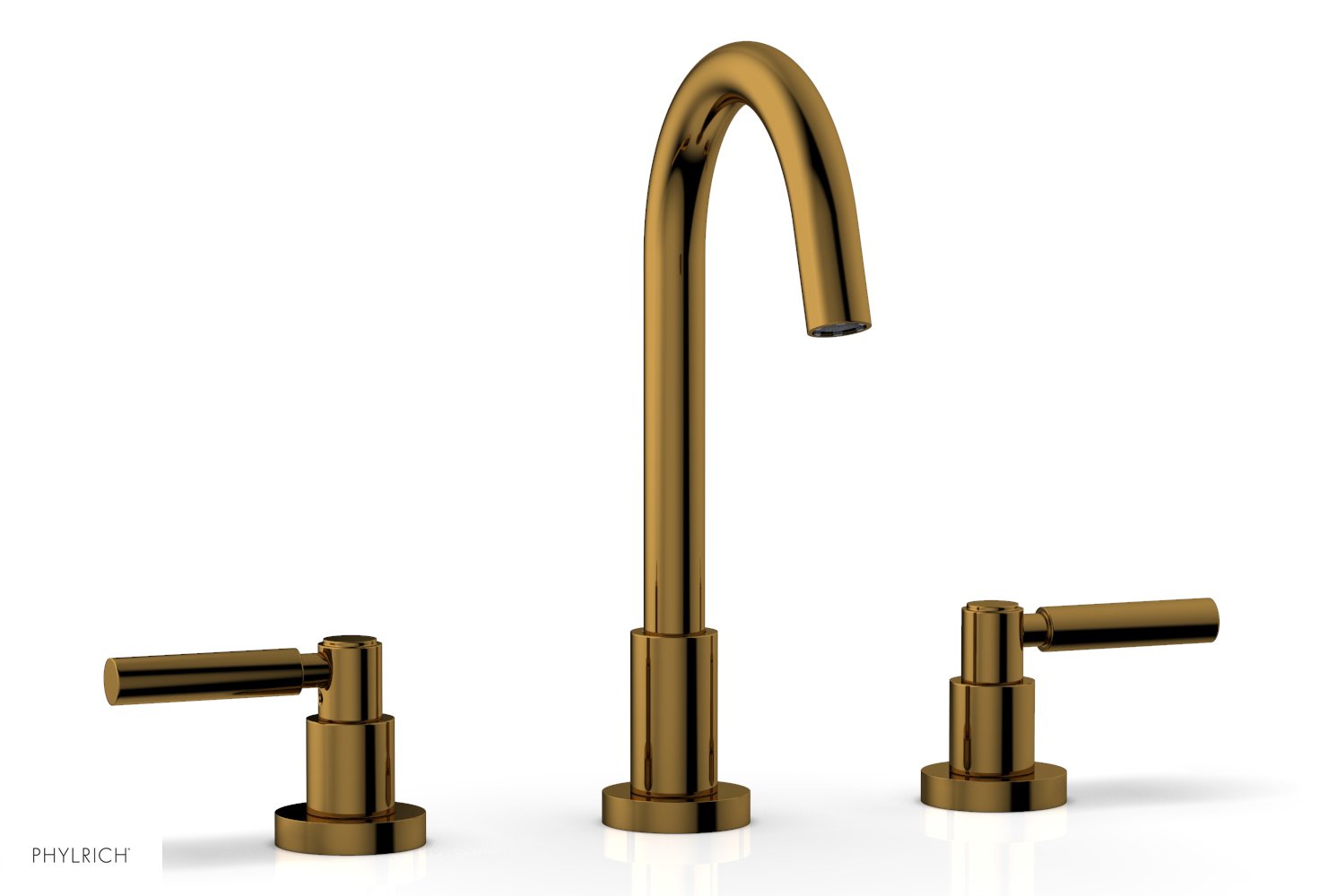 BASIC Widespread Faucet, 10 1/2" High Spout, Lever Handles D130 — thumbnail 2