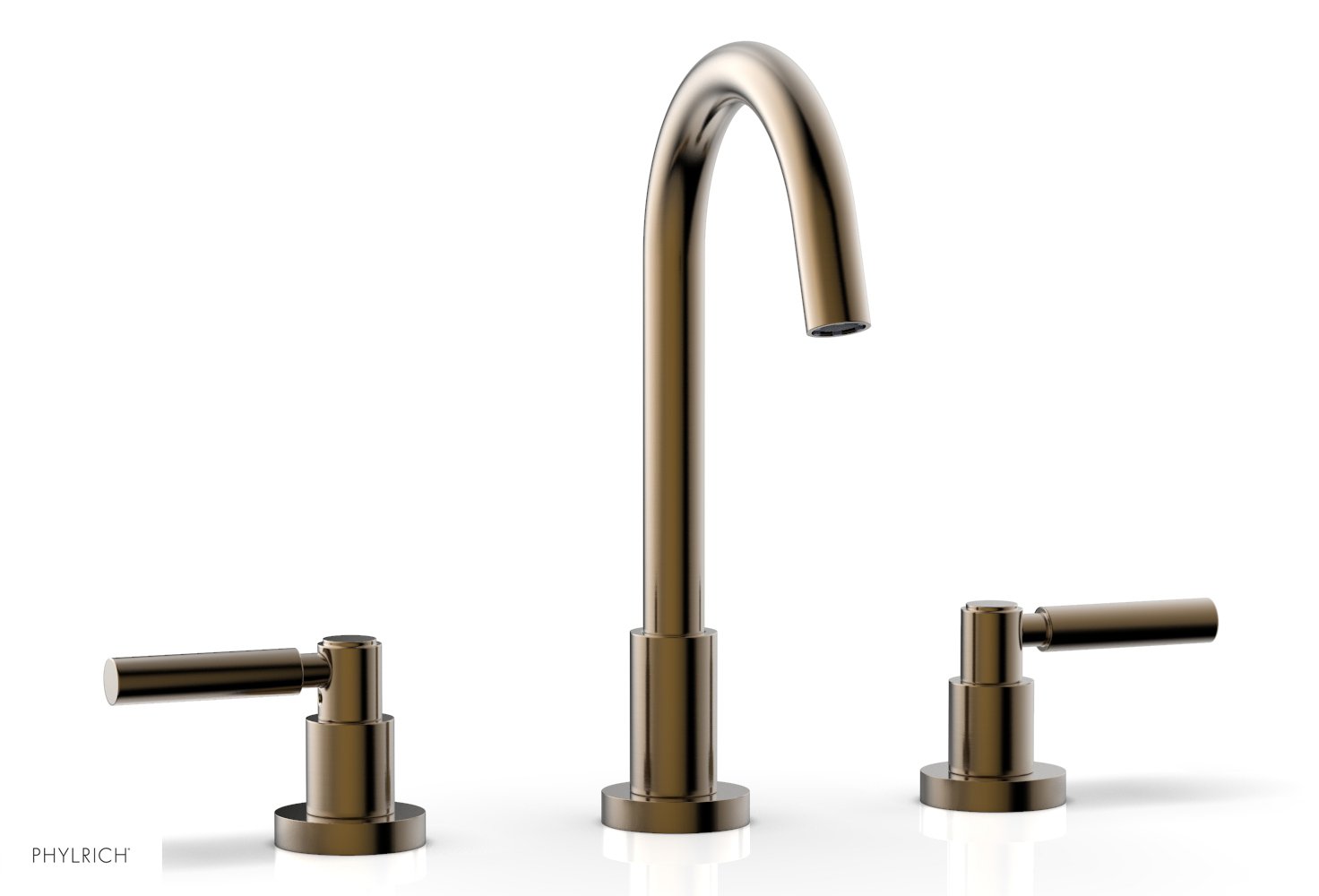 BASIC Widespread Faucet, 10 1/2" High Spout, Lever Handles D130