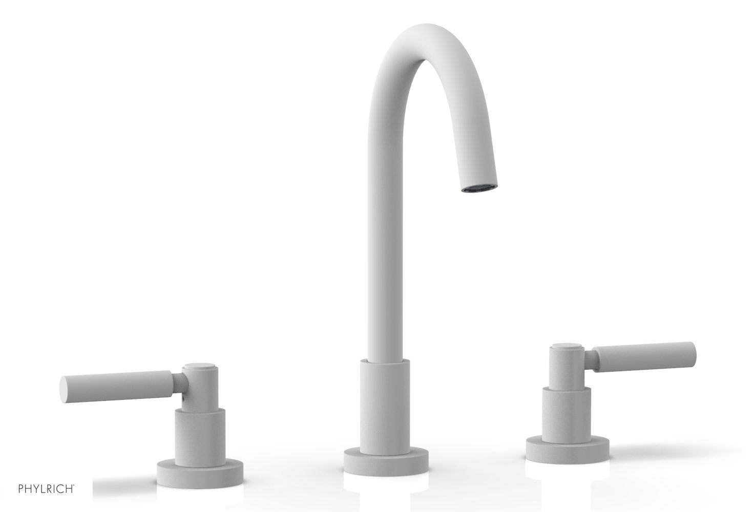 BASIC Widespread Faucet, 10 1/2" High Spout, Lever Handles D130 — image 1