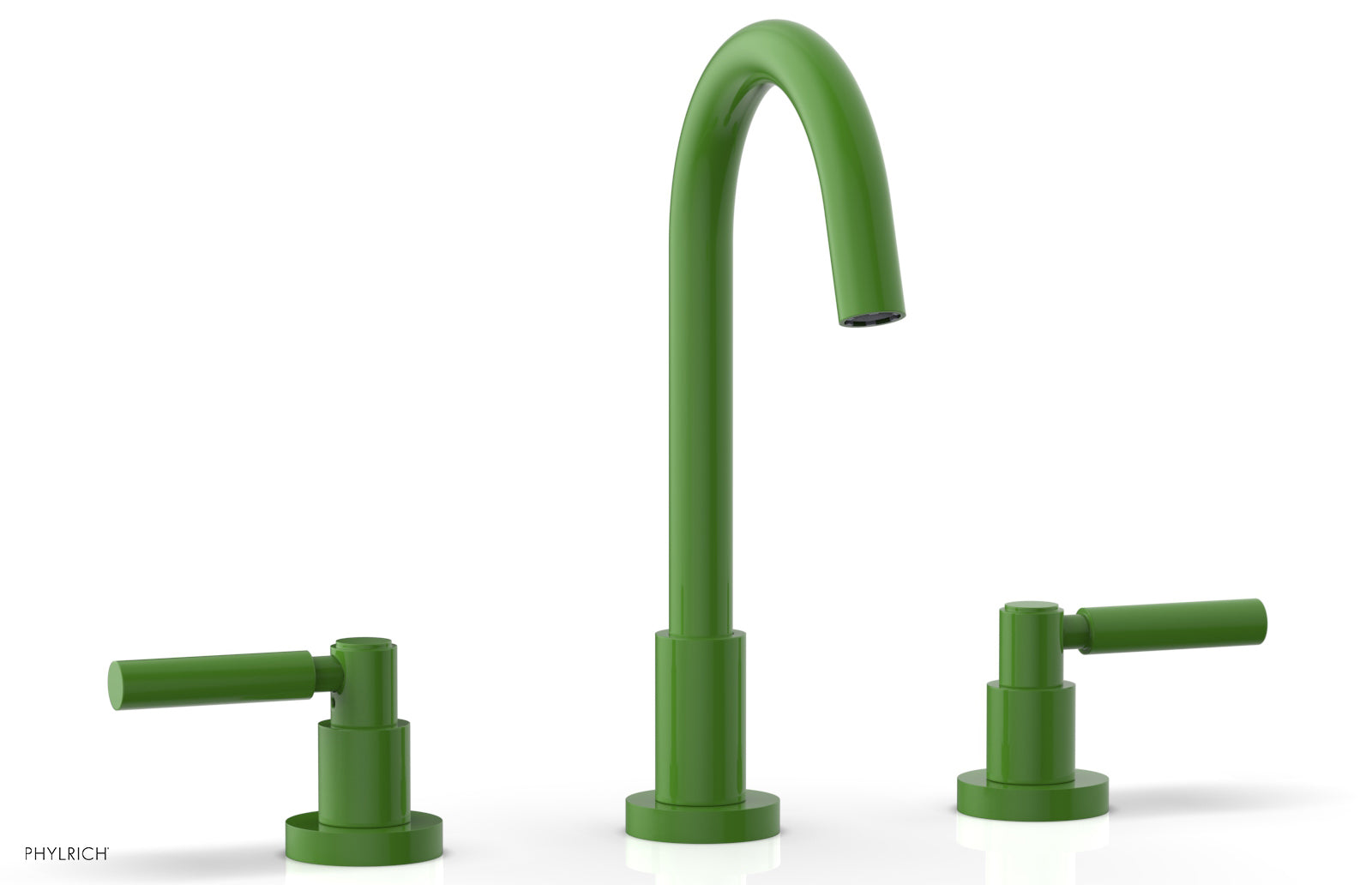 BASIC Widespread Faucet, 10 1/2" High Spout, Lever Handles D130 — image 1