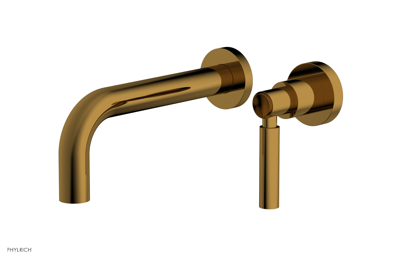 Basic Single Handle Wall Lavatory Set - Lever Handle D130-15 — image 1