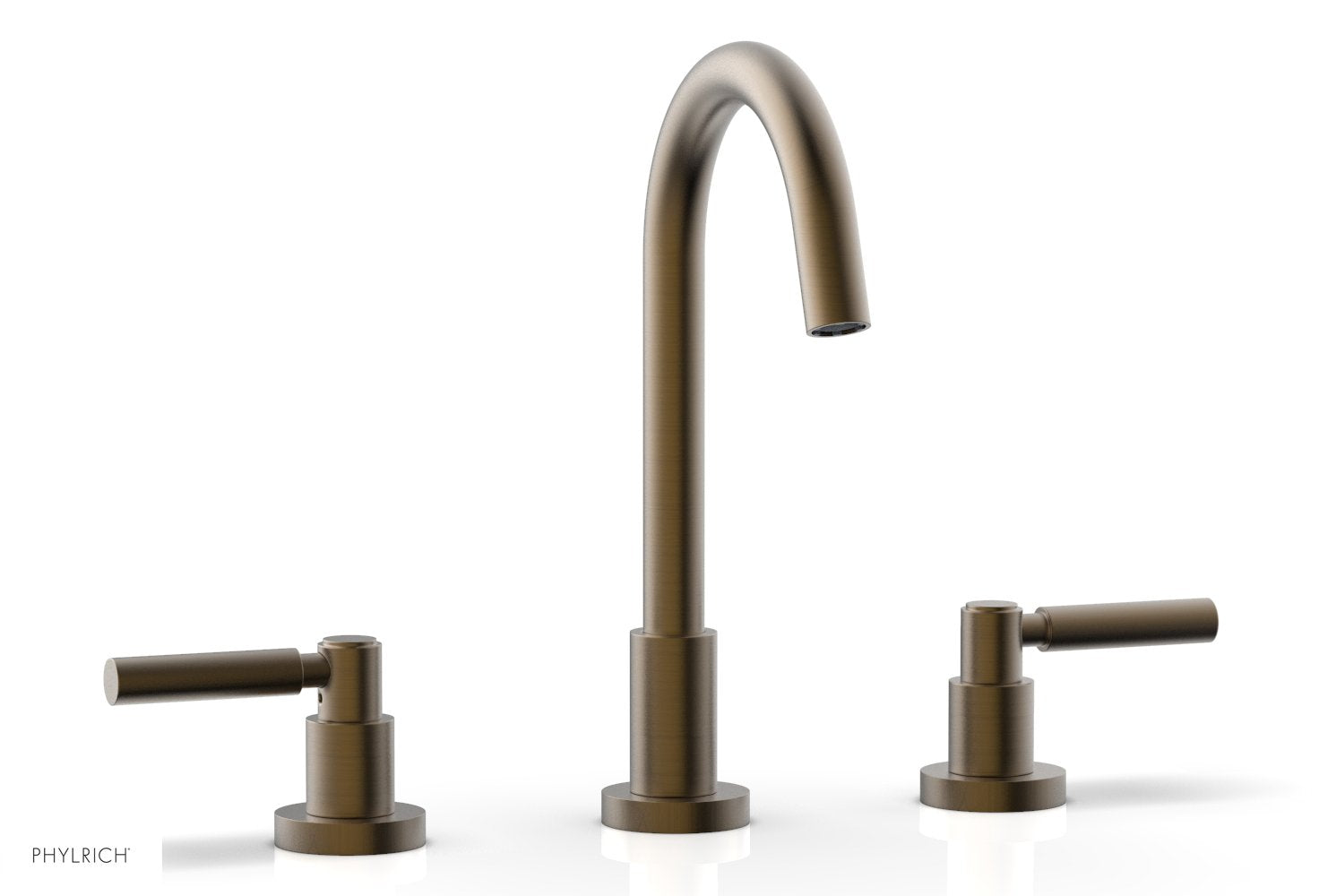 BASIC Widespread Faucet, 10 1/2" High Spout, Lever Handles D130