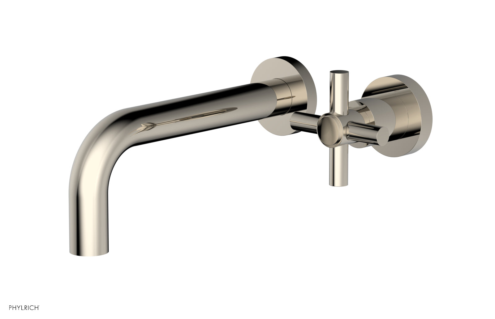 Basic Single Handle Wall Lavatory Set - Cross Handle D131-15 — thumbnail 3