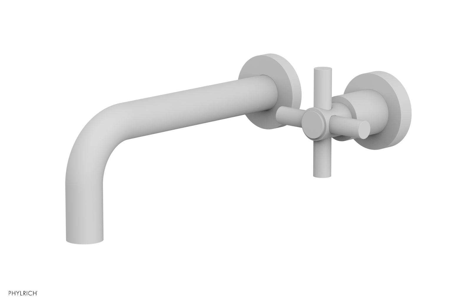 Basic Single Handle Wall Lavatory Set - Cross Handle D131-15 — image 1