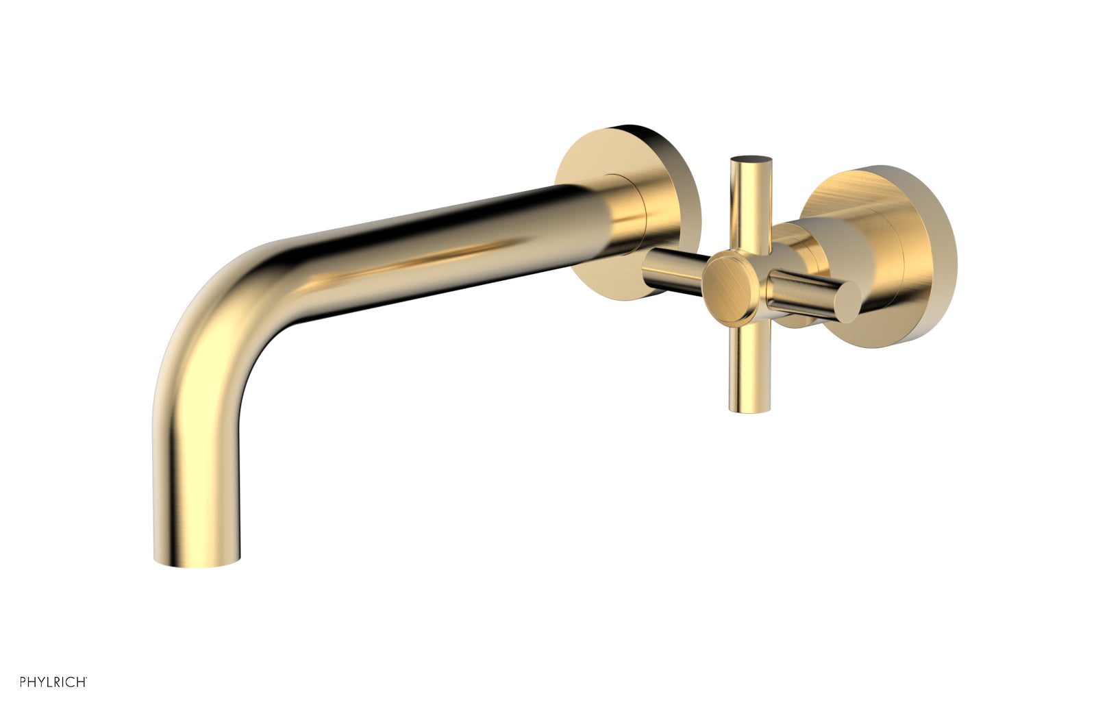 Basic Single Handle Wall Lavatory Set - Cross Handle D131-15 — thumbnail 2