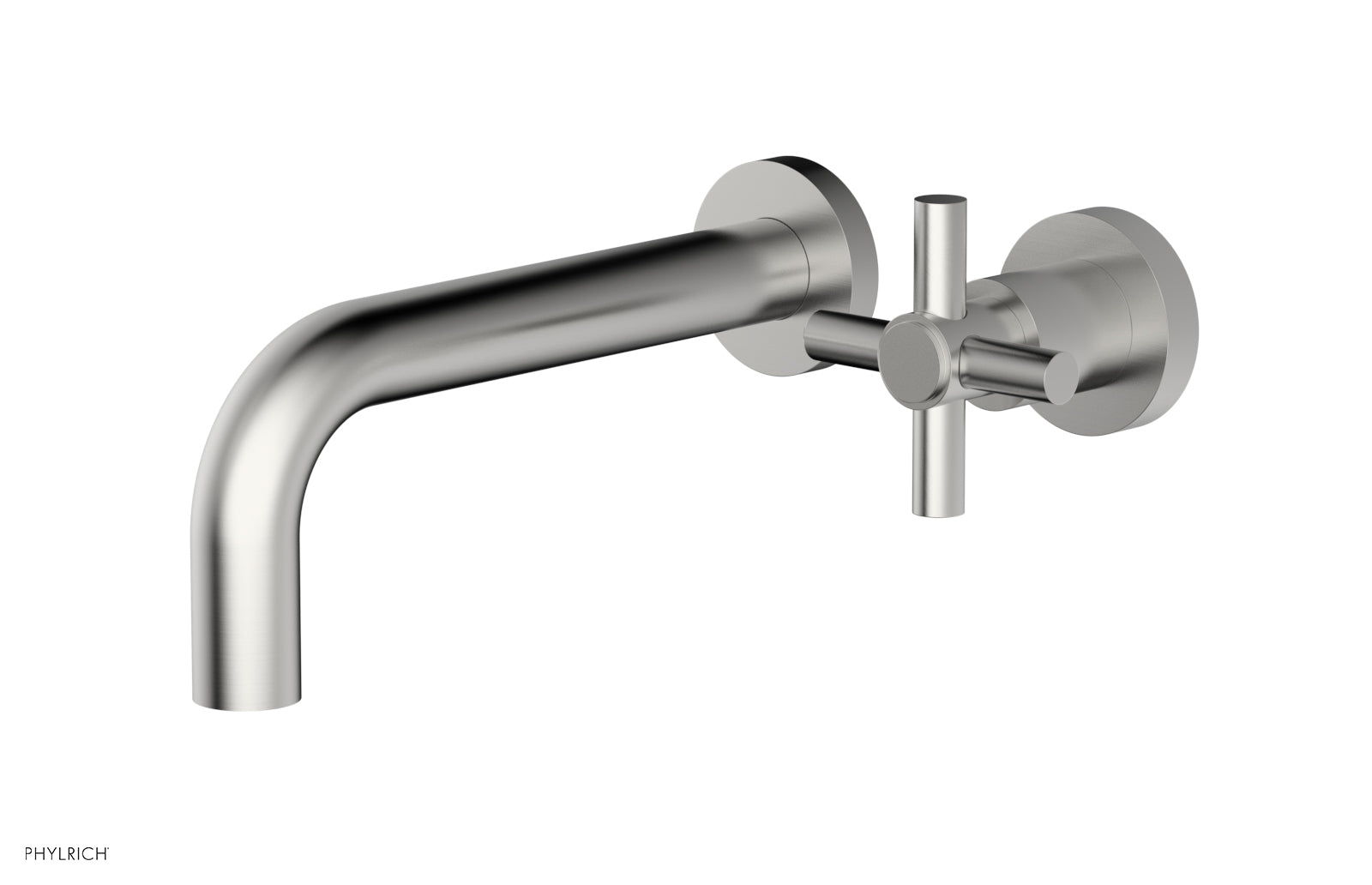 Basic Single Handle Wall Lavatory Set - Cross Handle D131-15 — image 1