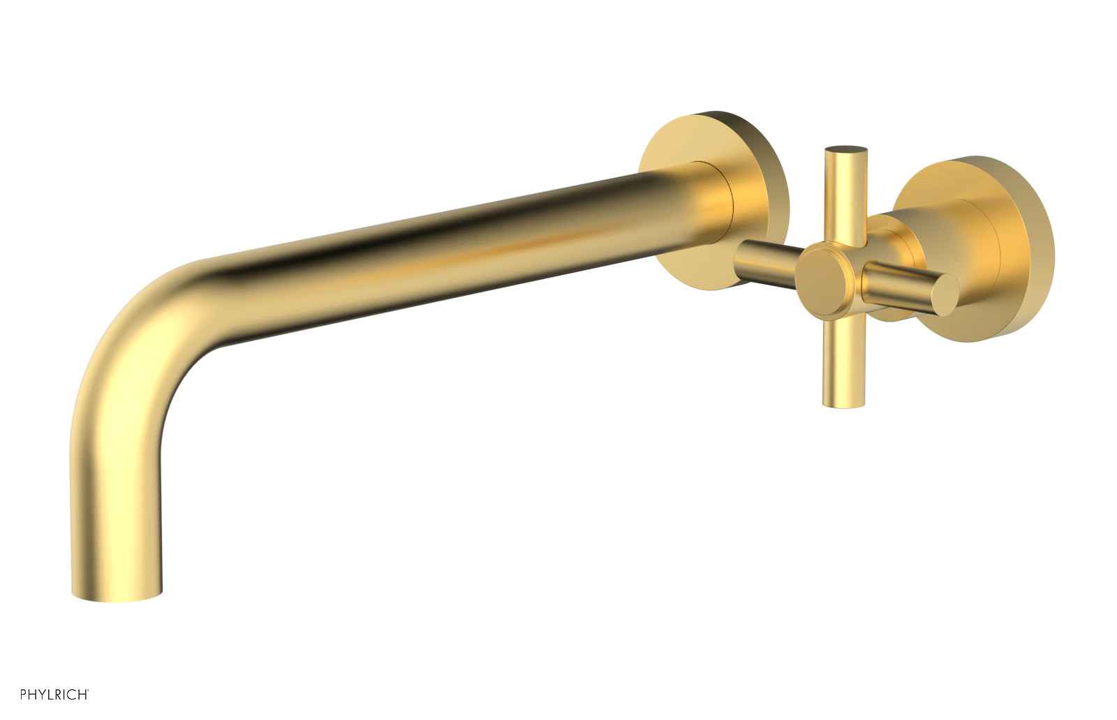 Basic 10" Single Handle Wall Lavatory Set - Cross Handle D131-16 — image 1