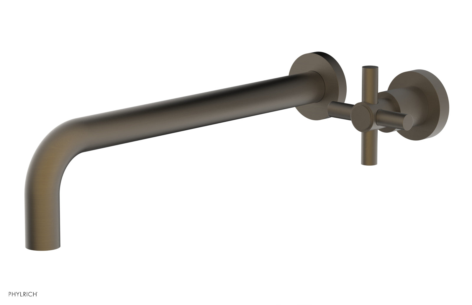 Basic 12" Single Handle Wall Lavatory Set - Cross Handle D131-17 — image 1