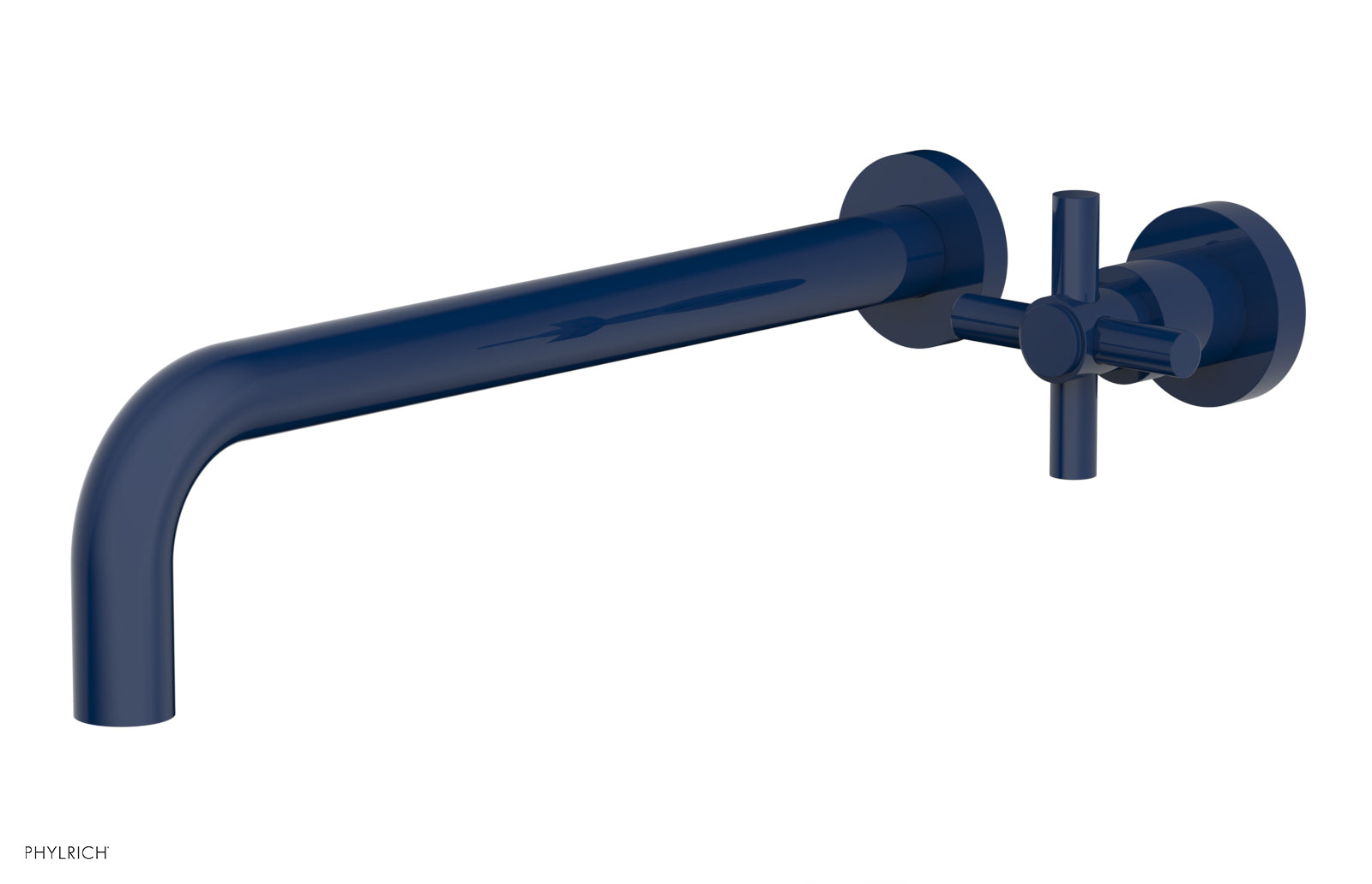 Basic 12" Single Handle Wall Lavatory Set - Cross Handle D131-17