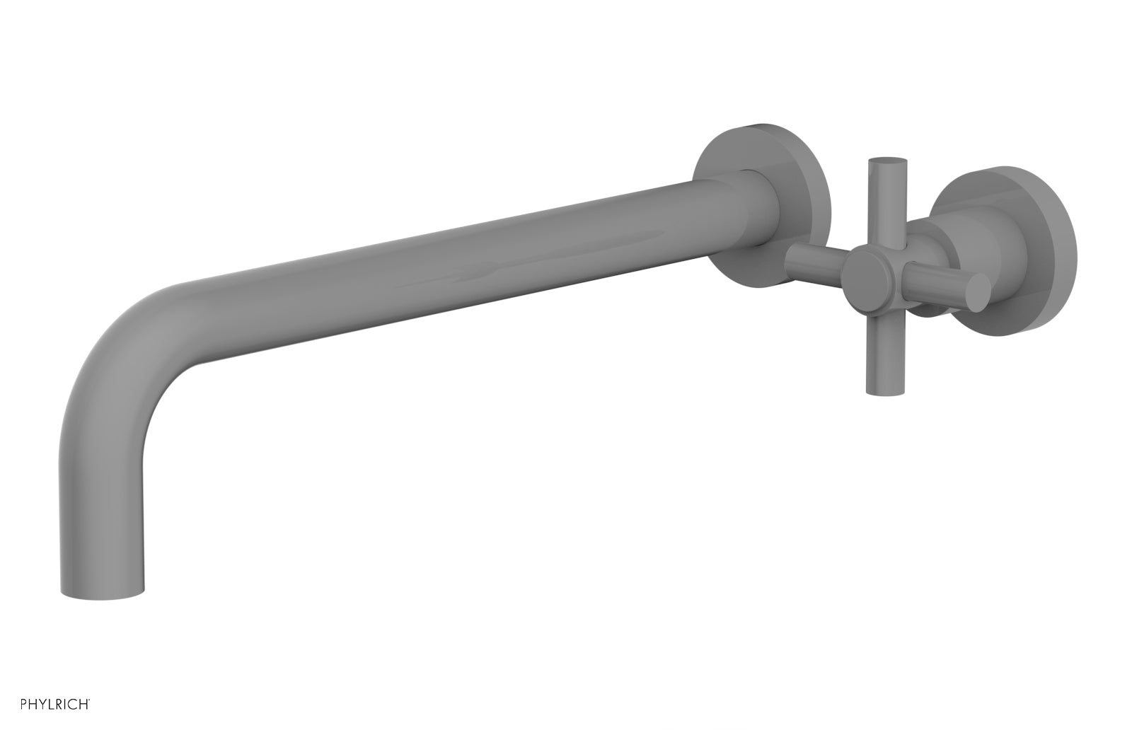Basic 12" Single Handle Wall Lavatory Set - Cross Handle D131-17 — image 1