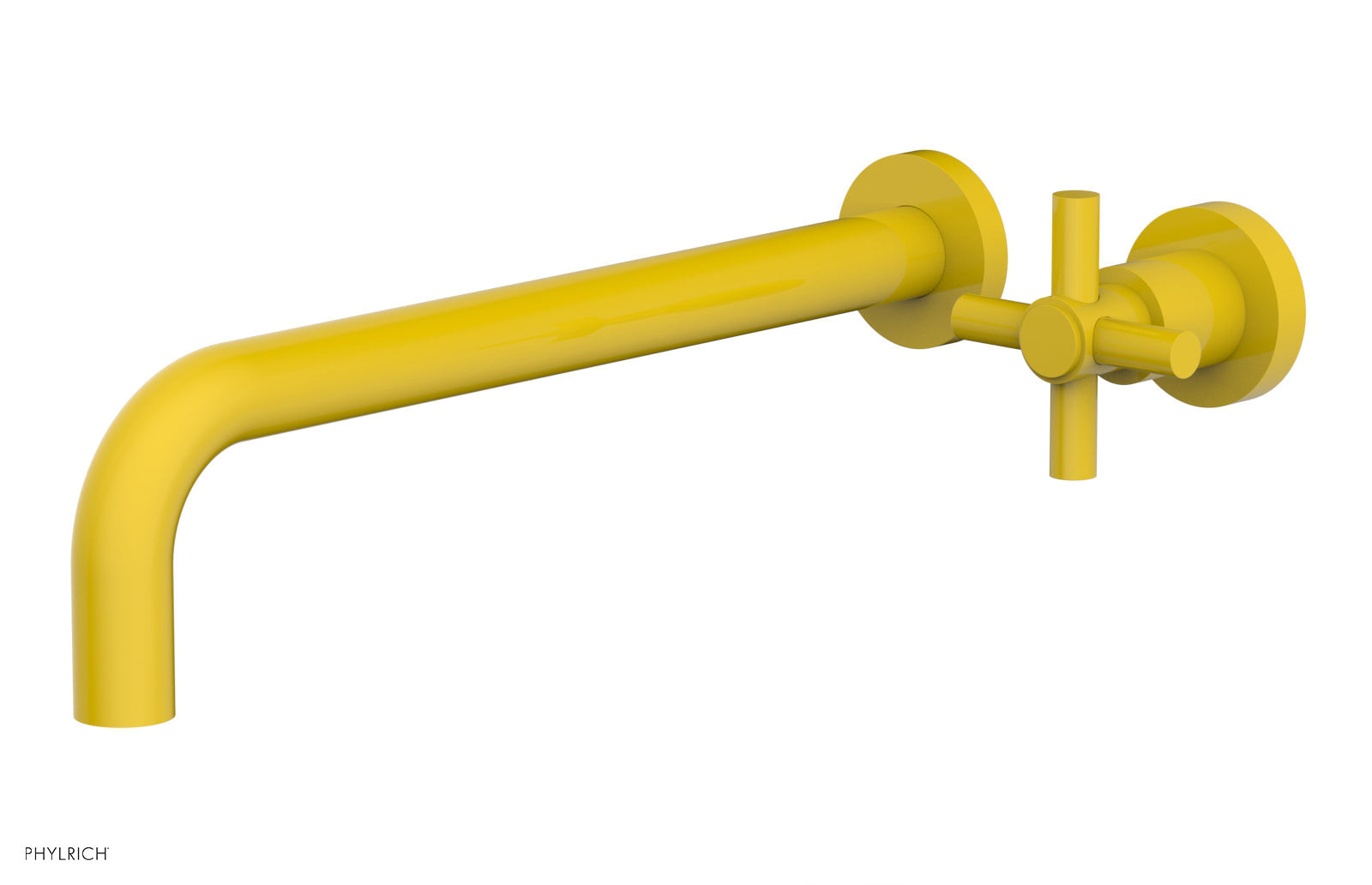 Basic 12" Single Handle Wall Lavatory Set - Cross Handle D131-17 — image 1