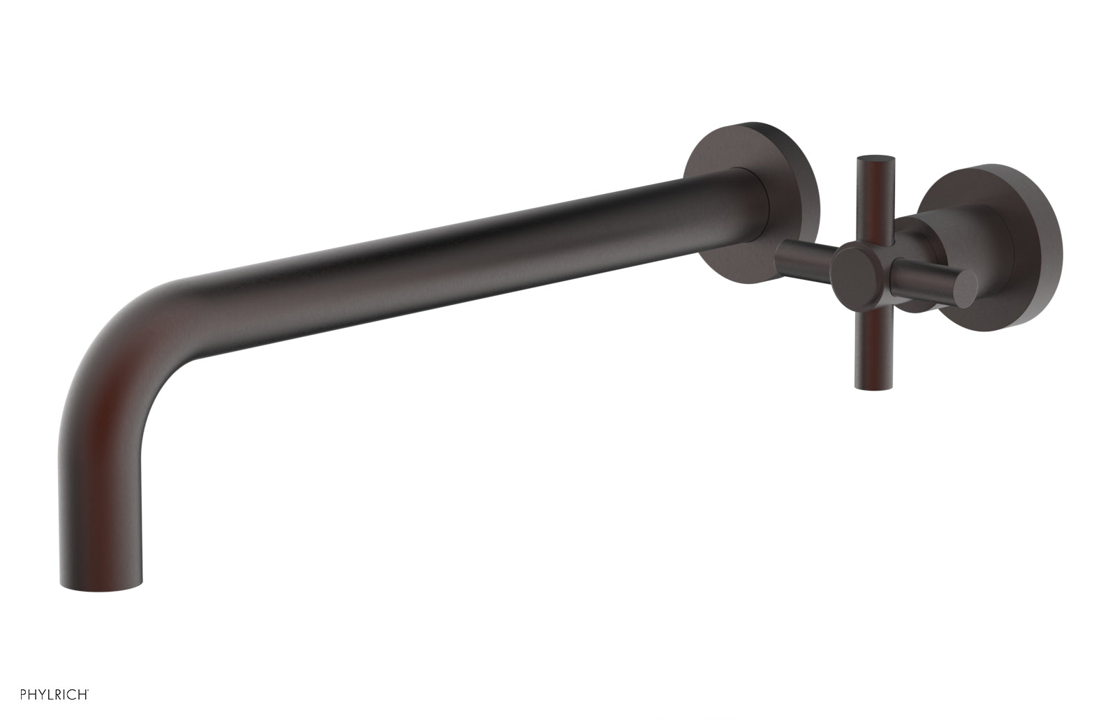 Basic 12" Single Handle Wall Lavatory Set - Cross Handle D131-17 — image 1