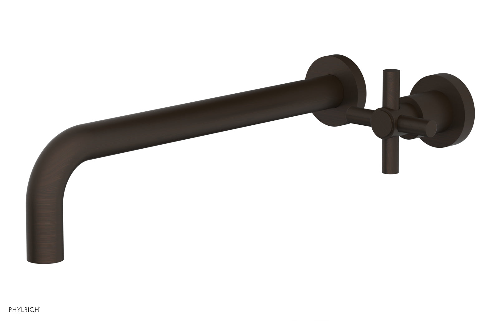 Basic 12" Single Handle Wall Lavatory Set - Cross Handle D131-17 — image 1