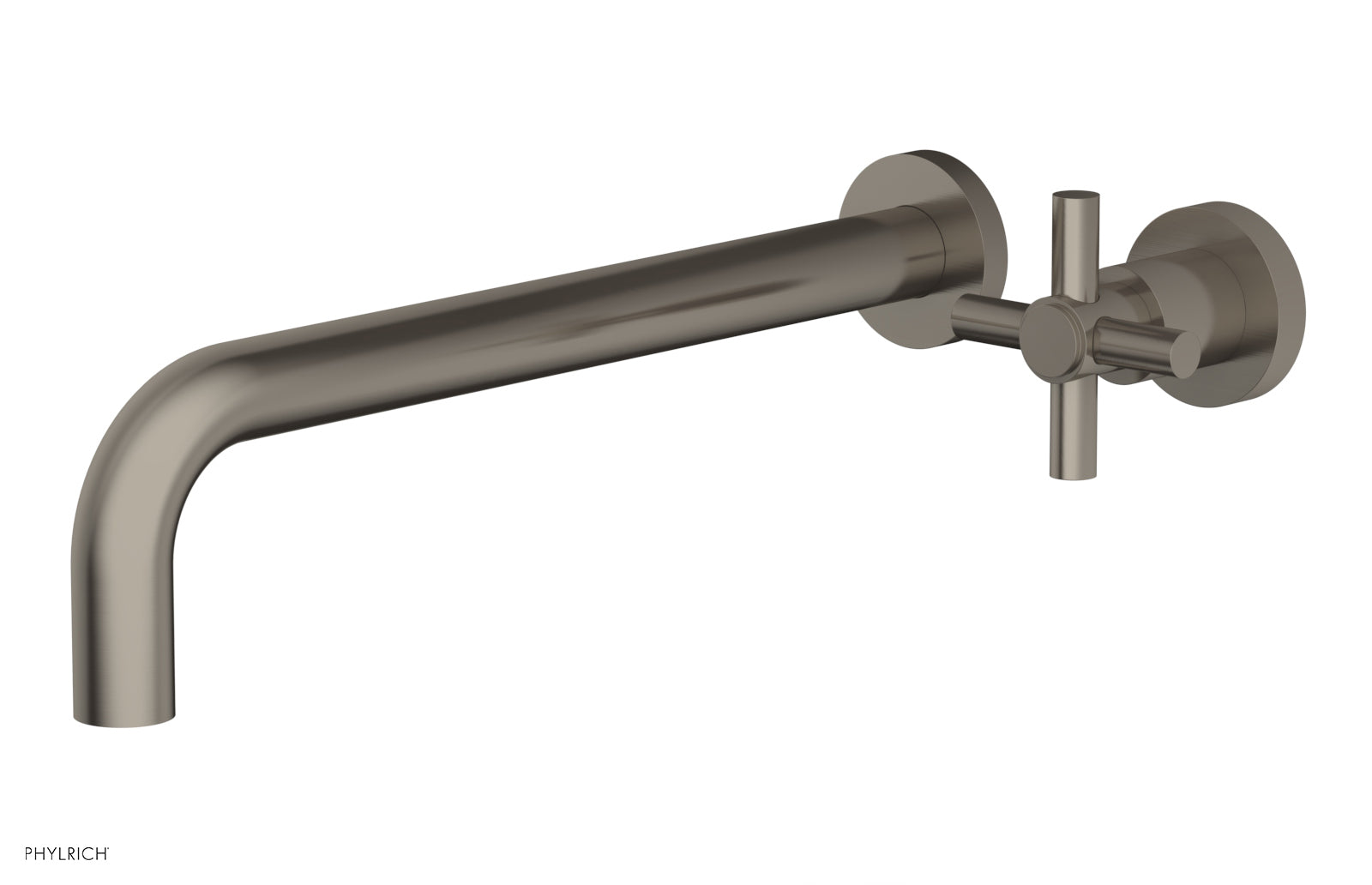 Basic 12" Single Handle Wall Lavatory Set - Cross Handle D131-17 — image 1