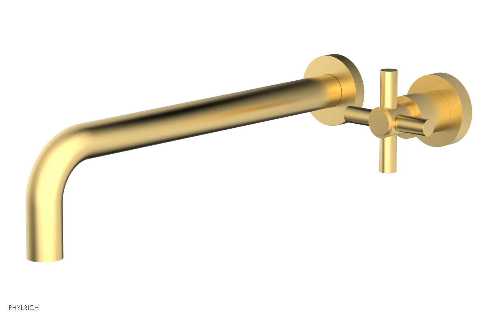 Basic 12" Single Handle Wall Lavatory Set - Cross Handle D131-17 — image 1