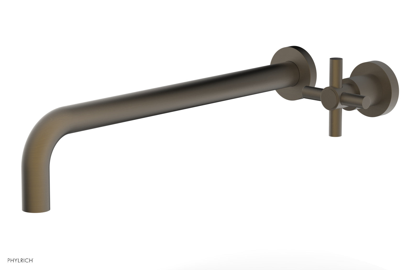 Basic 14" Single Handle Wall Lavatory Set - Cross Handle D131-18 — image 1