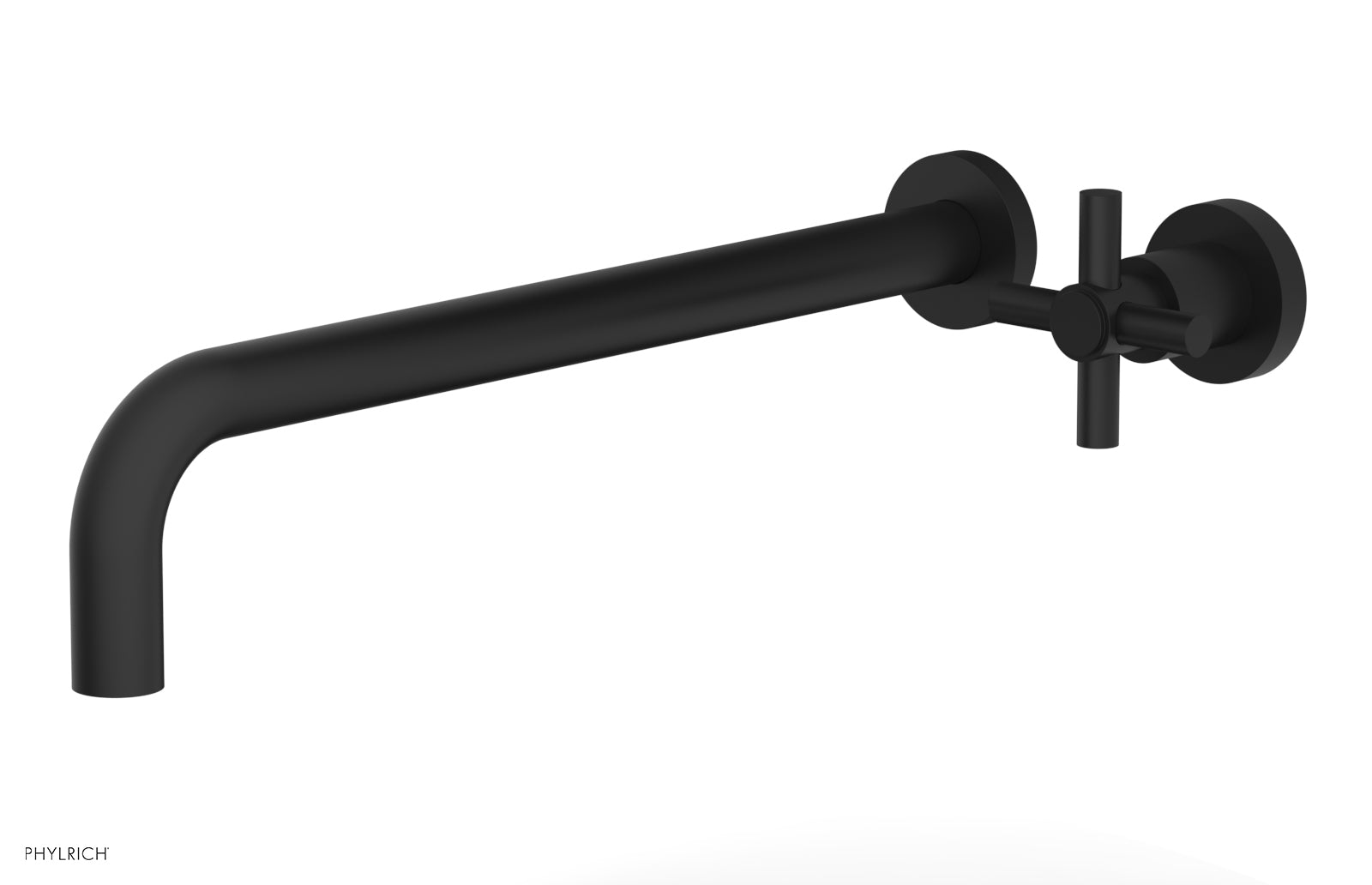 Basic 14" Single Handle Wall Lavatory Set - Cross Handle D131-18