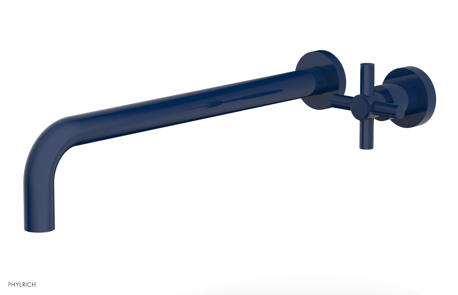 Basic 14" Single Handle Wall Lavatory Set - Cross Handle D131-18