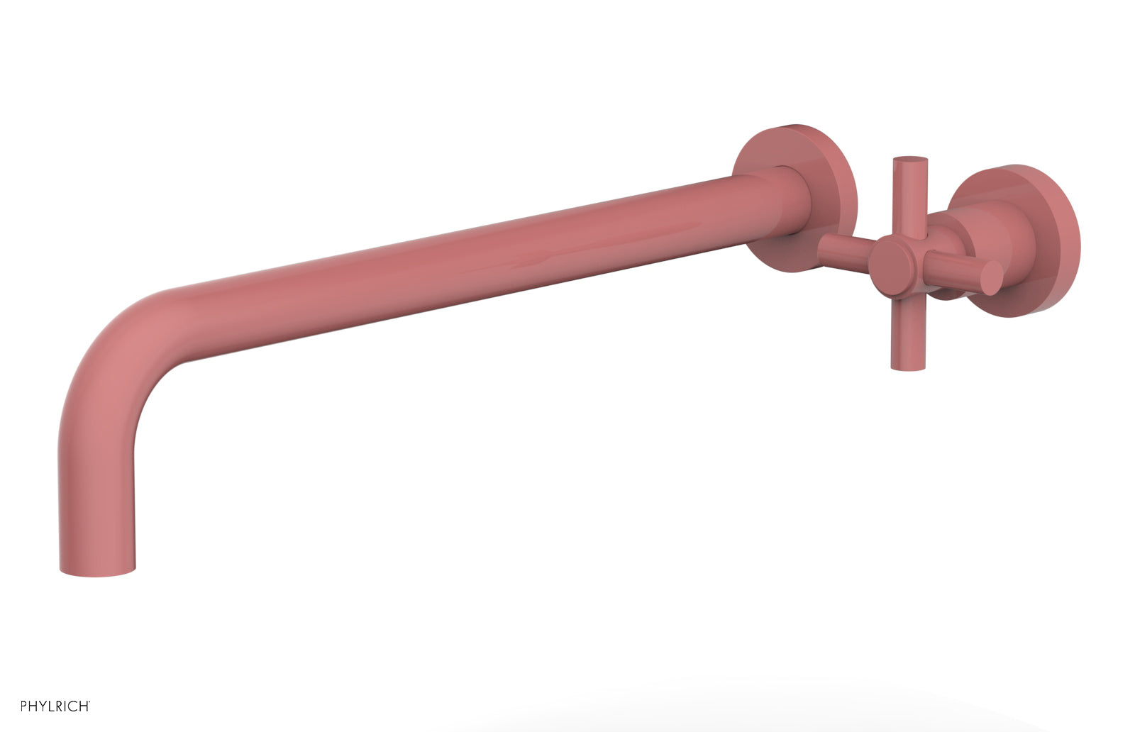 Basic 14" Single Handle Wall Lavatory Set - Cross Handle D131-18 — image 1