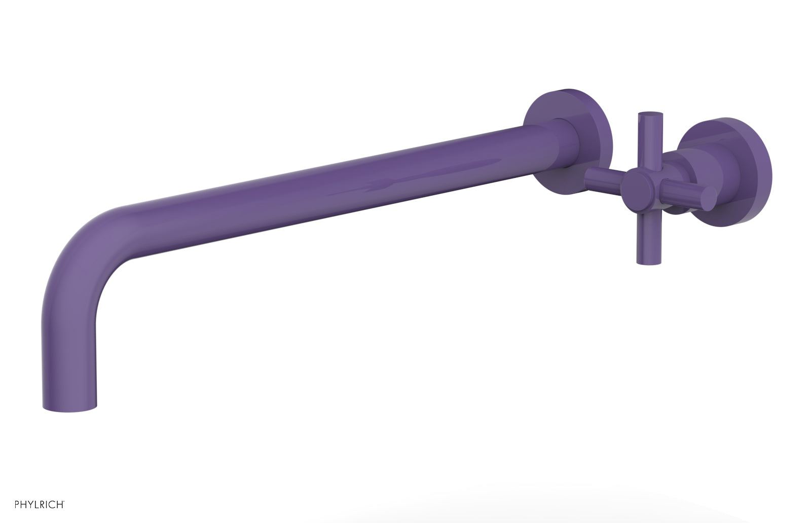 Basic 14" Single Handle Wall Lavatory Set - Cross Handle D131-18