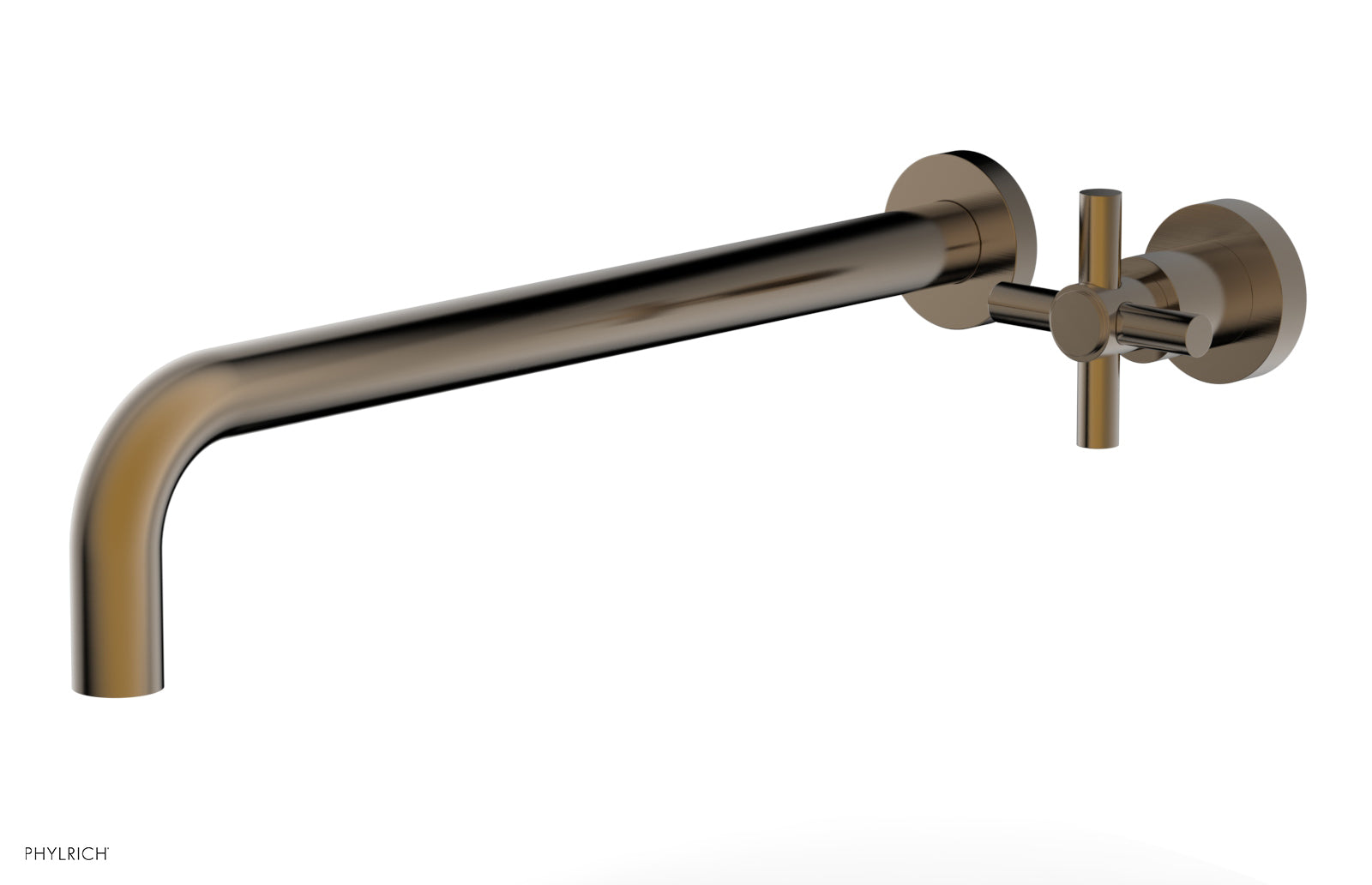 Basic 14" Single Handle Wall Lavatory Set - Cross Handle D131-18 — image 1