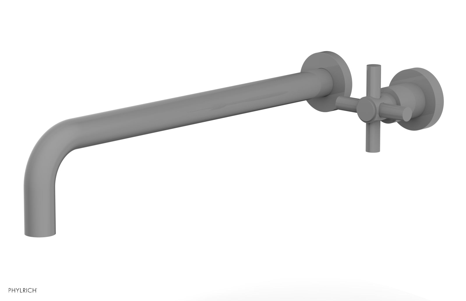 Basic 14" Single Handle Wall Lavatory Set - Cross Handle D131-18