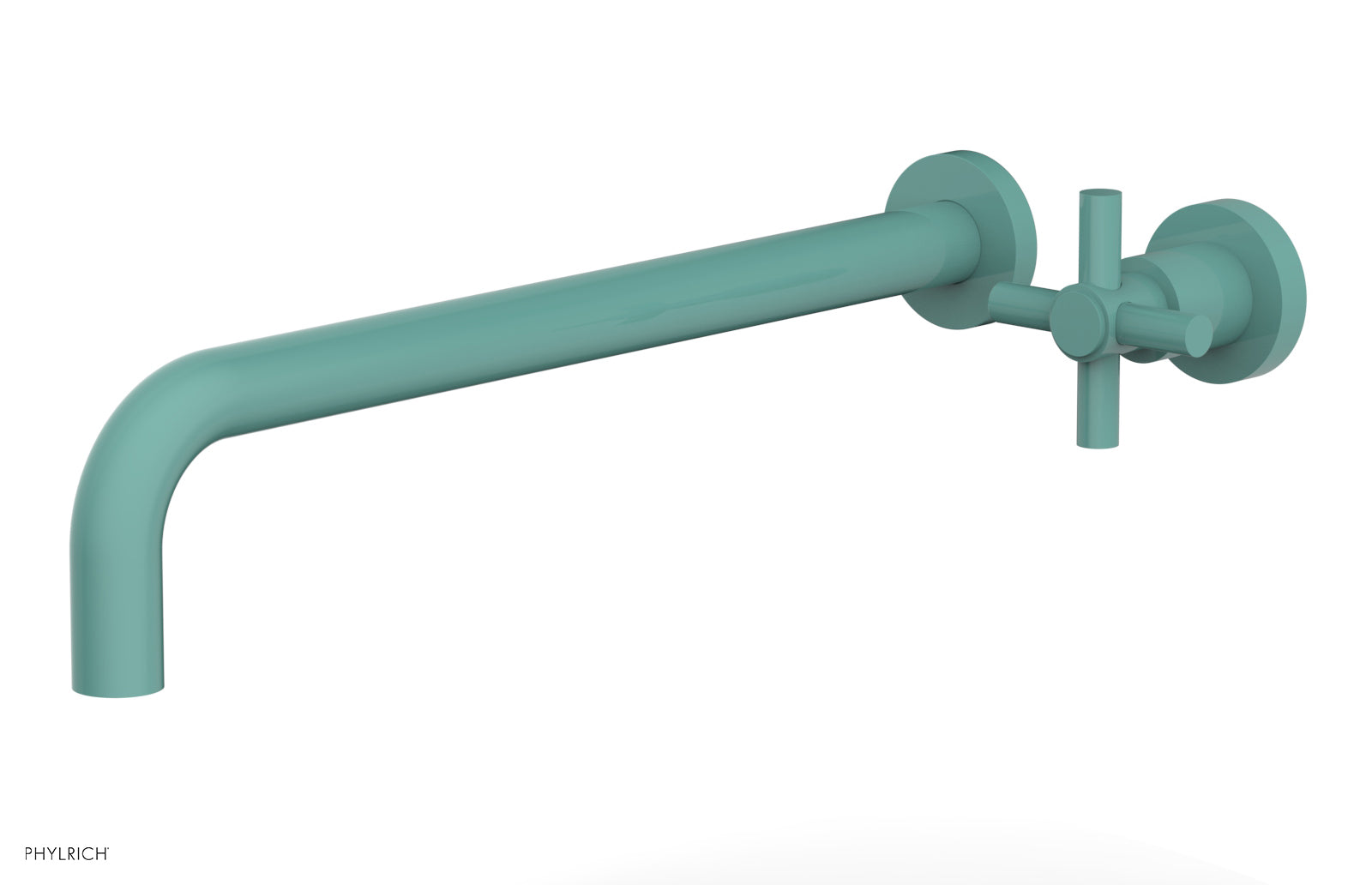 Basic 14" Single Handle Wall Lavatory Set - Cross Handle D131-18