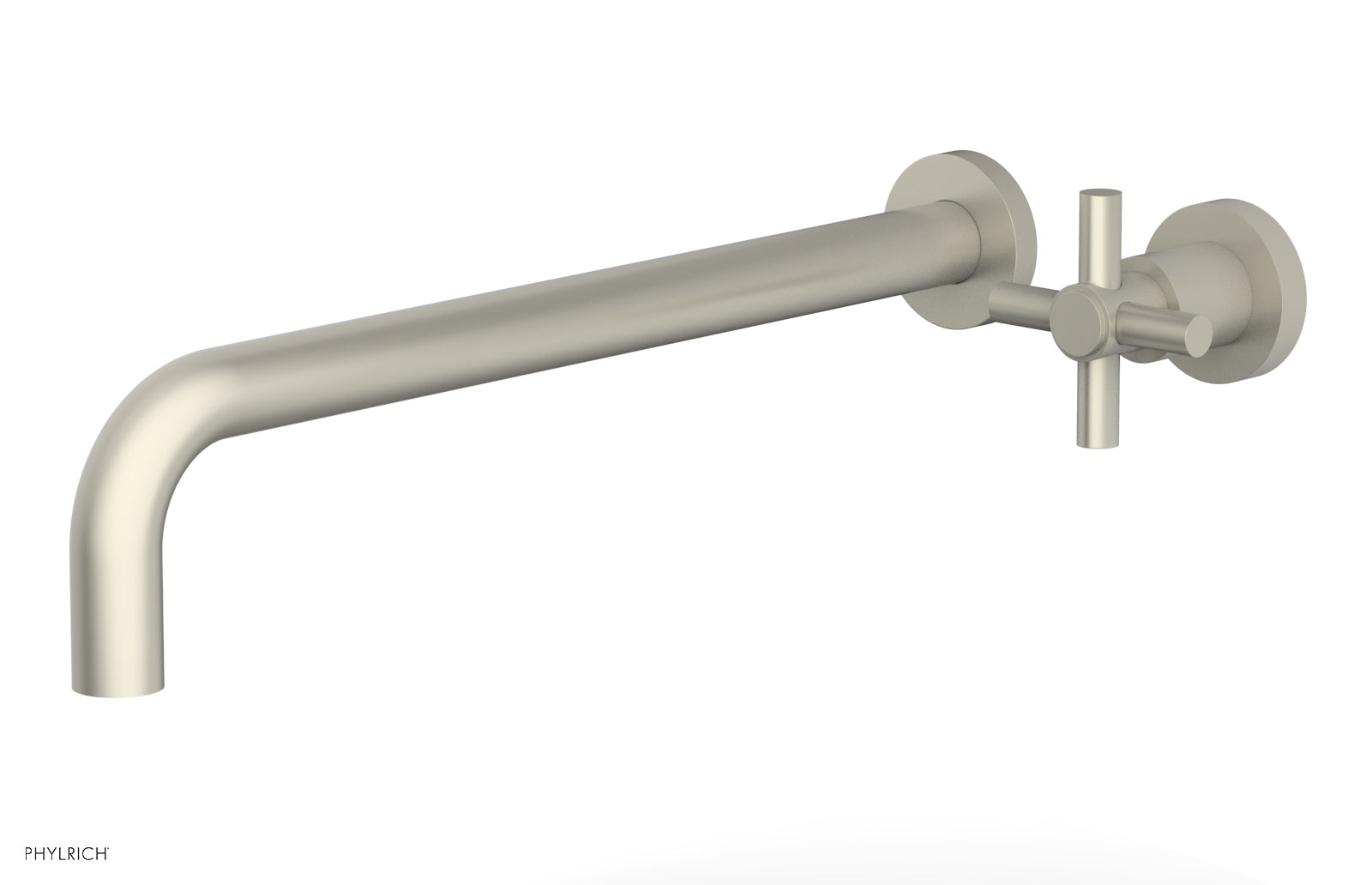 Basic 14" Single Handle Wall Lavatory Set - Cross Handle D131-18